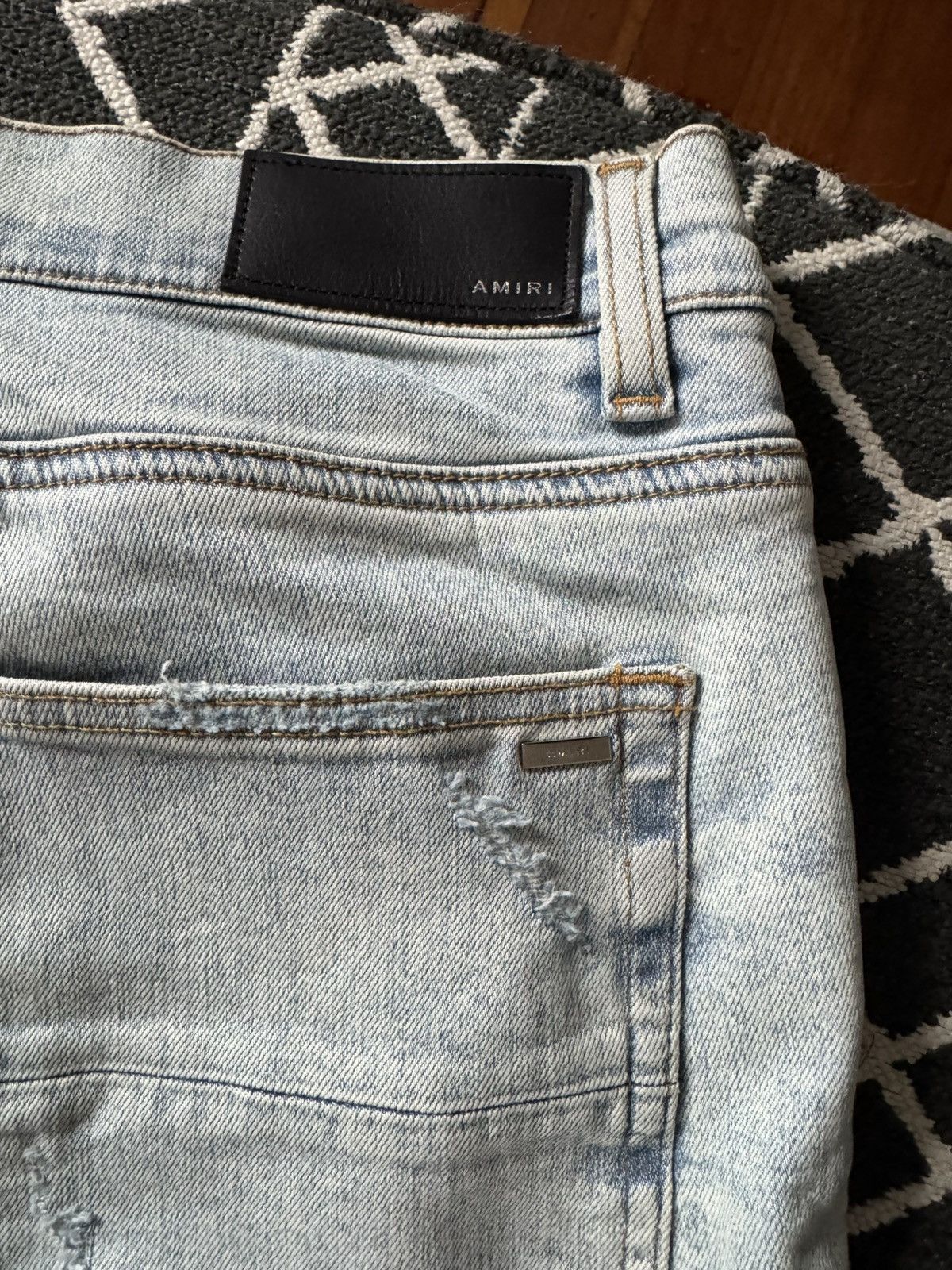 Amiri AMIRI SIZE 36 TIE DYE MX1 JEAN SKY INDIGO Size US 36 / EU 52 - 7 Thumbnail