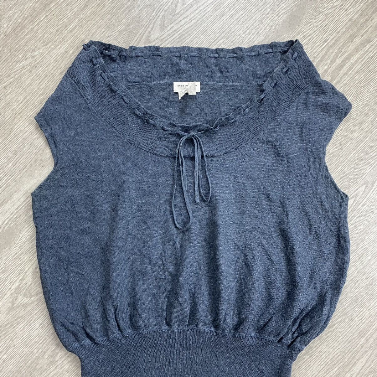 1990s Vintage Dries Van Noten Luxury Knitted Vest