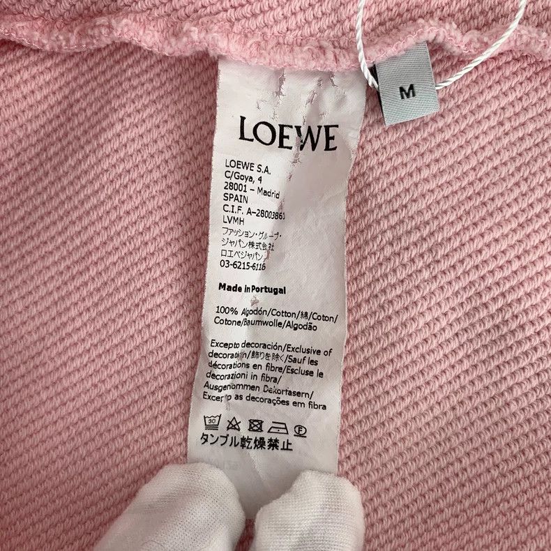 Loewe Loewe Pink letter printed cotton round neck long sleeve ho Size M / US 6-8 / IT 42-44 - 6 Thumbnail