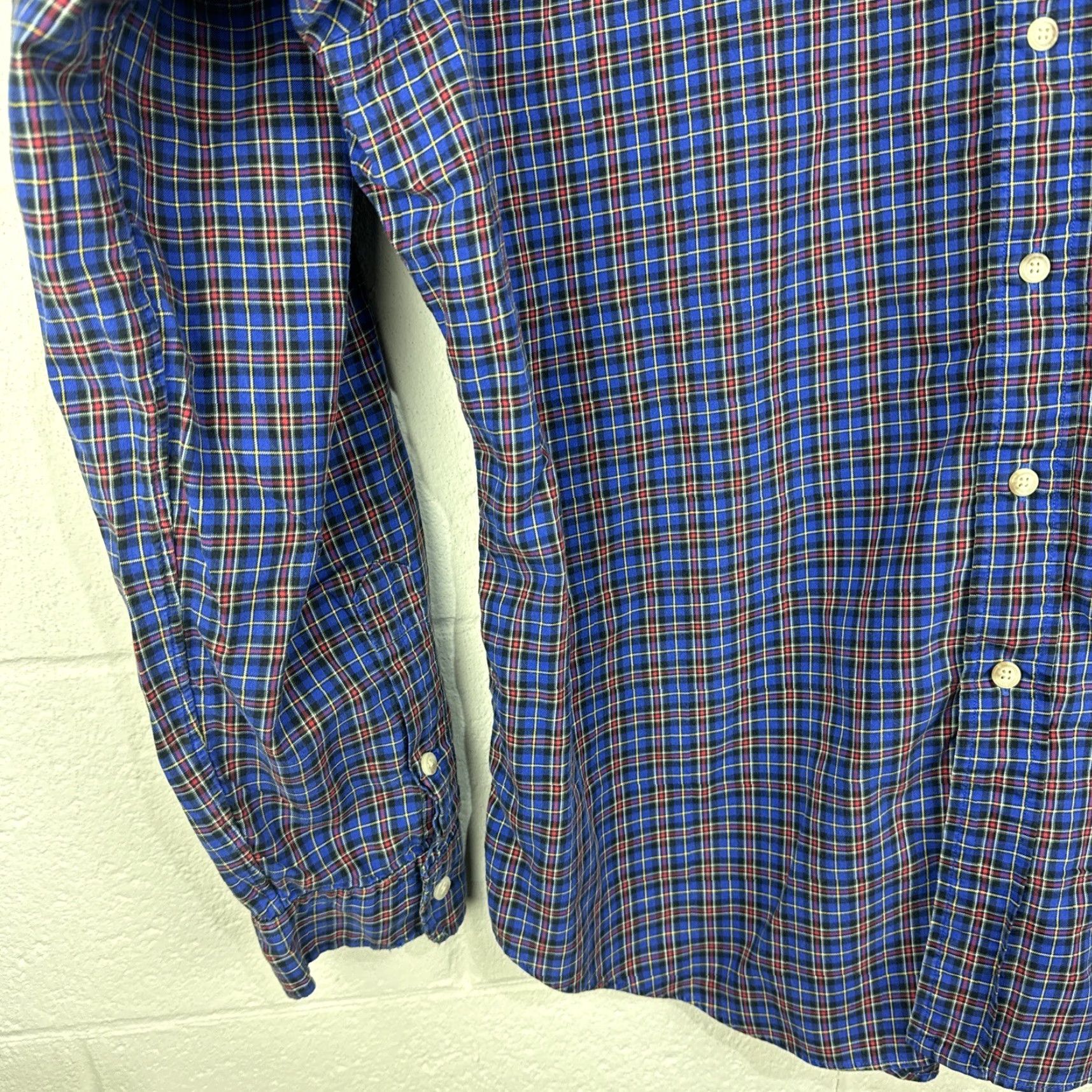 Polo Ralph Lauren VINTAGE Polo Ralph Lauren Mens Classic Fit Shirt XL Plaid Long Sleeve Button-Down Collar Logo Embroidered Size US XL / EU 56 / 4 - 6 Thumbnail