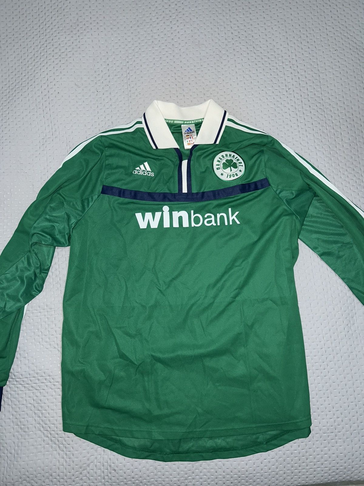 image of Adidas x Vintage Panathinaikos Jersey 2000 in Green, Men's (Size XL)