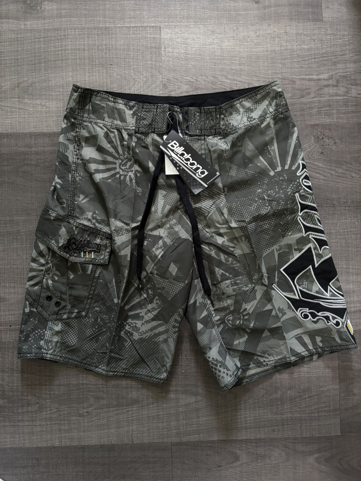 Billabong [DEADSTOCK] Y2K Billabong Boardshorts Size US 31 - 1 Thumbnail