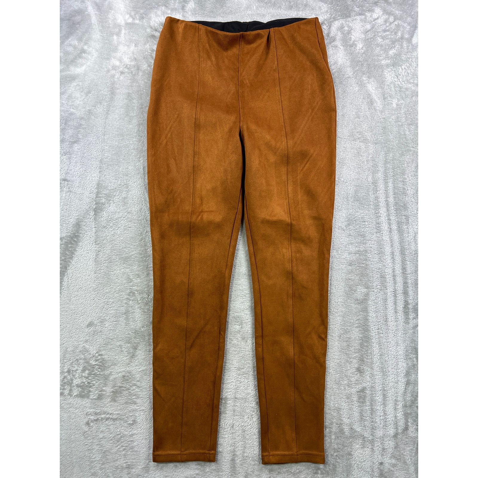 Other Western Brown Faux Leather Pull On Pants High Rise Size 27" / US 4 / IT 40 - 2 Thumbnail