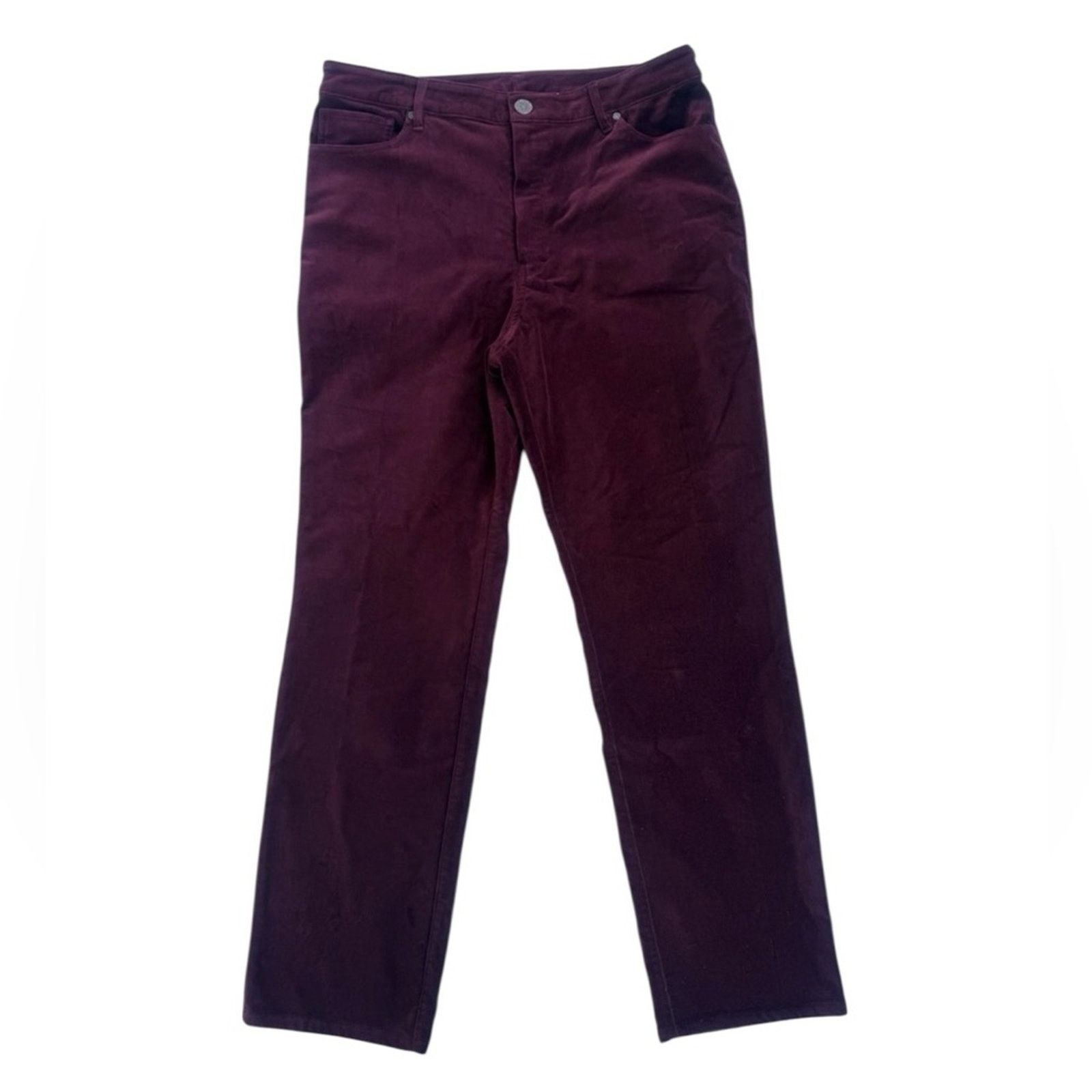 Soft Surroundings SOFT SURROUNDINGS Purple Blakely Velveteen Pants Size 40" / US 18 - 1 Thumbnail