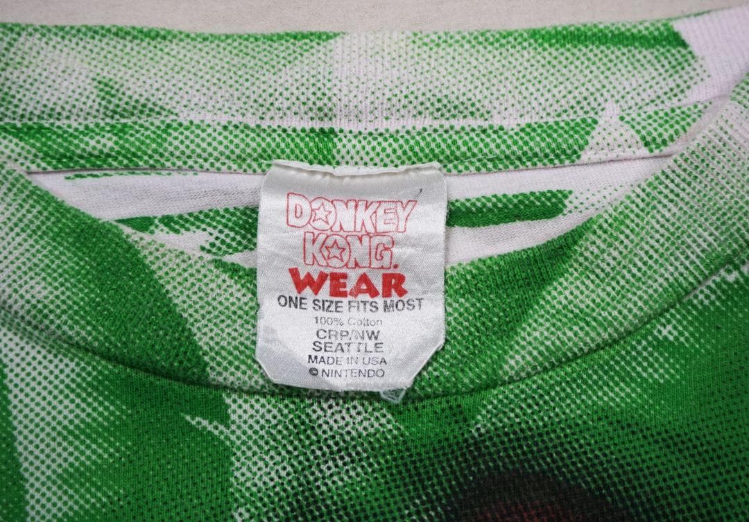 Vintage 90's USA Made Nintendo Donkey Kong T-Shirt Size US XXS / EU 40 - 3 Thumbnail