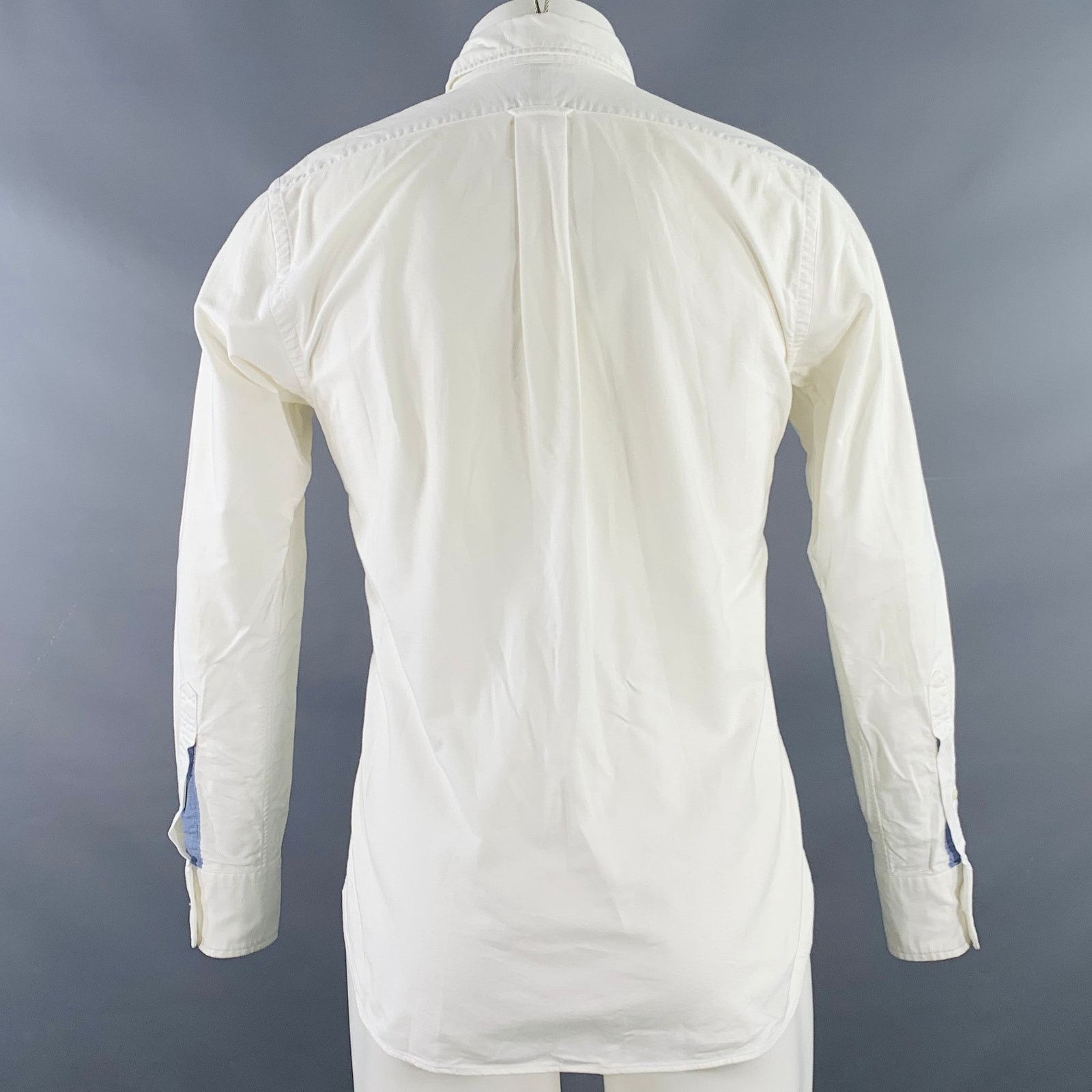 Other SAULT Size S White Cotton One Pocket Long Sleeve Shirt Size US S / EU 44-46 / 1 - 3 Thumbnail