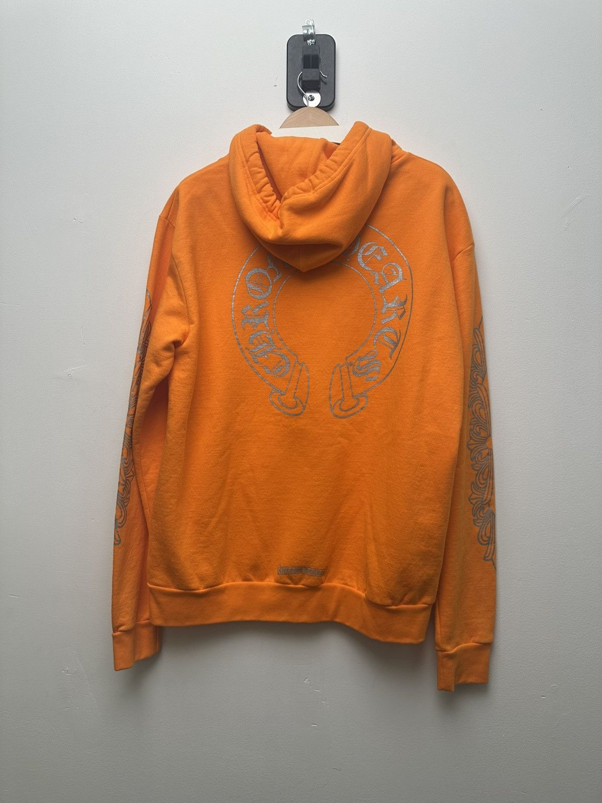 Chrome Hearts Chrome Hearts Silver Horseshoe Orange Hoodie Size US M / EU 48-50 / 2 - 9 Thumbnail