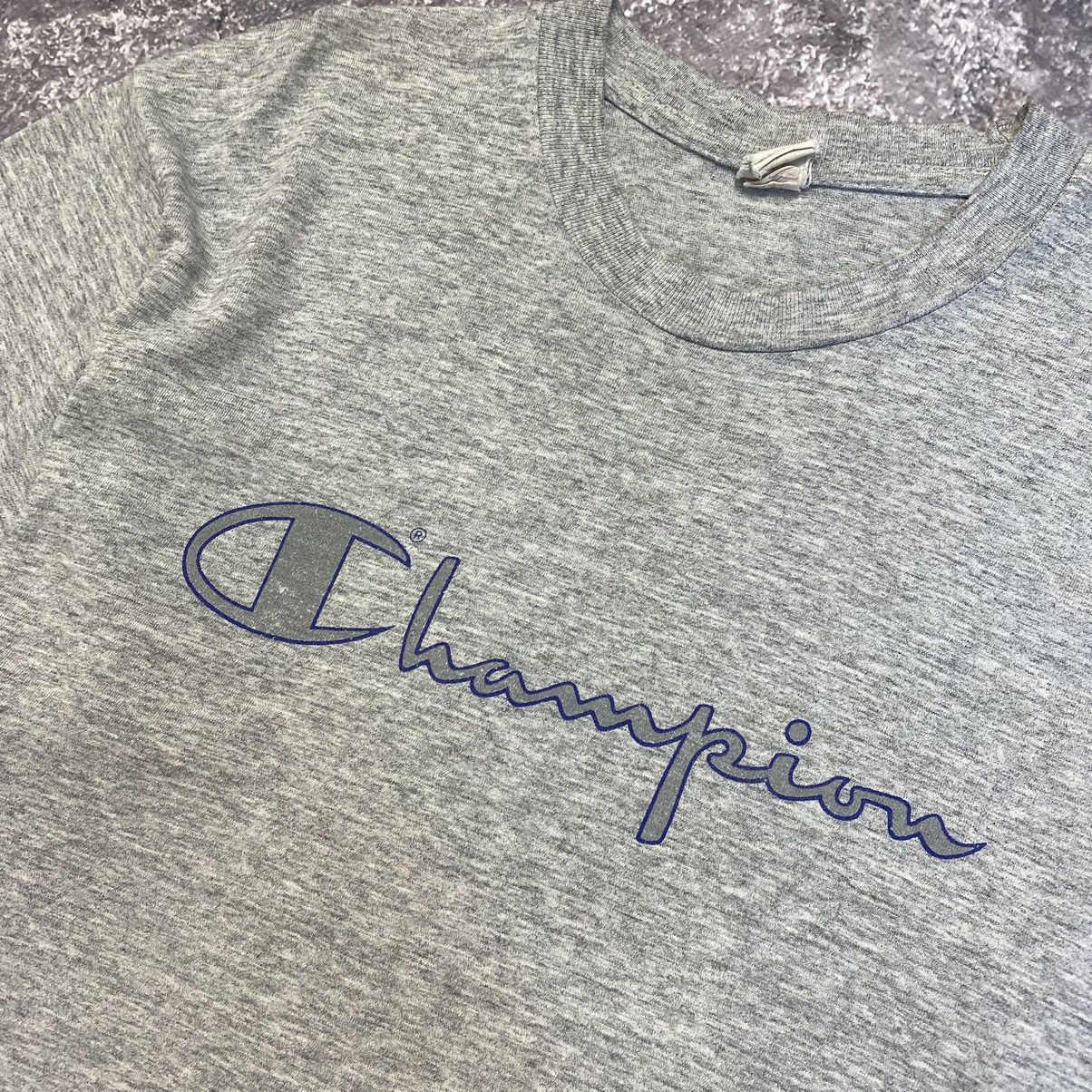 Champion Vintage Champion Made In USA Big Logo Basic tee Size US XL / EU 56 / 4 - 3 Thumbnail