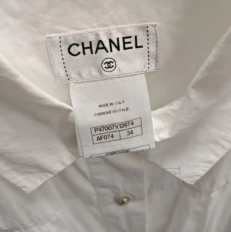 Chanel Chanel White Cotton Dress for Women . Size L / US 10 / IT 46 - 4 Thumbnail
