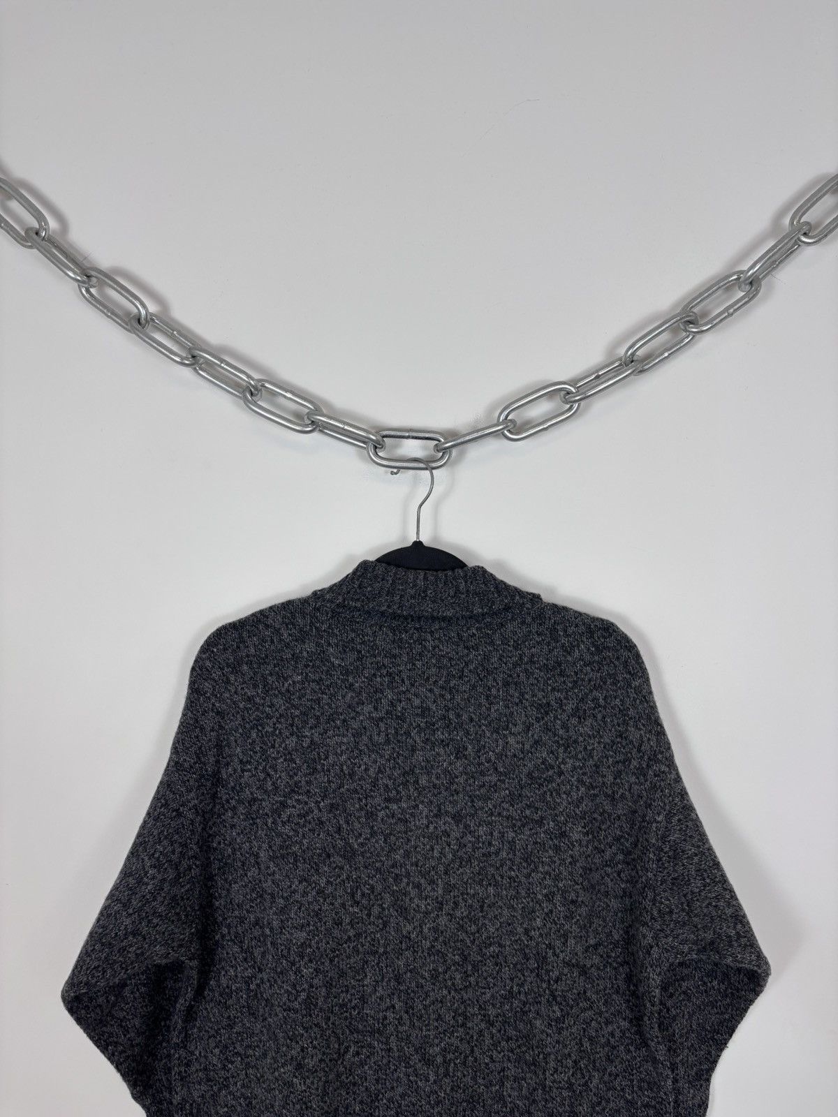 Moschino Vintage 1990s Moschino Women’s Grey Wool Full Zip Sweater Size M / US 6-8 / IT 42-44 - 14 Thumbnail