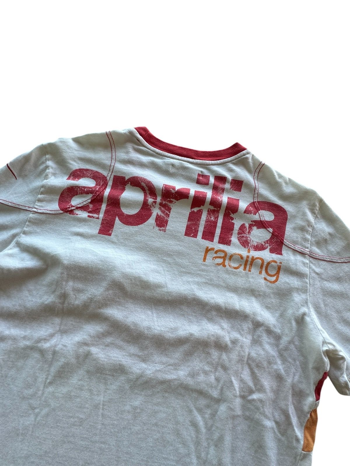 Other Retro Aprilia Racing Double Sided Embroidered Patch T-Shirt Size US XL / EU 56 / 4 - 3 Thumbnail