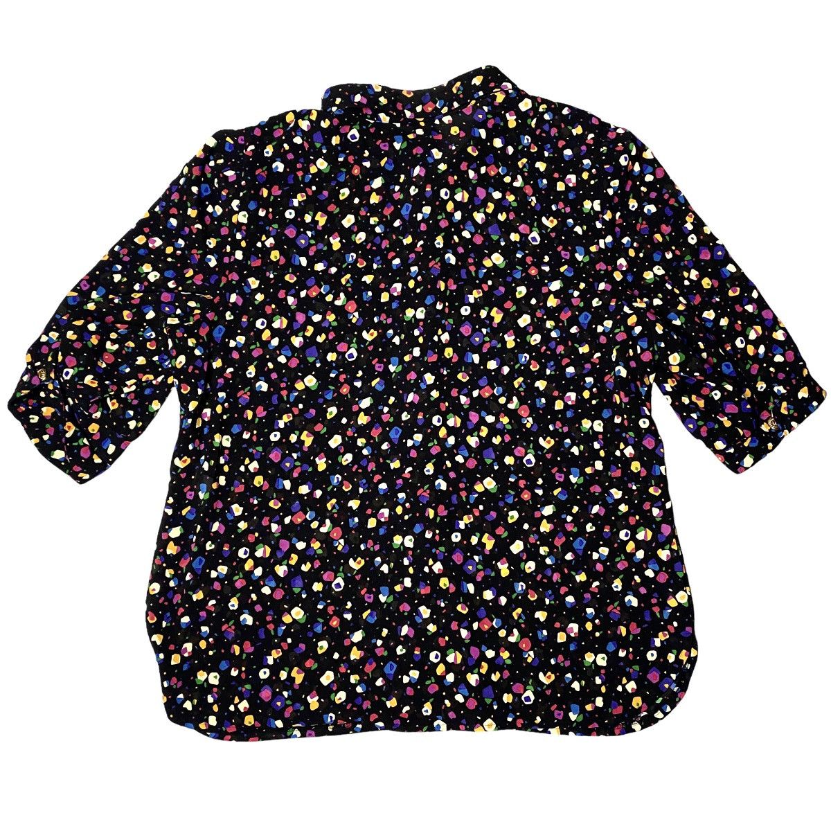 Beauty Beast × Hysteric Glamour × Japanese Brand 1990's Leilian Multicolor Polkadot Shirts Size US L / EU 52-54 / 3 - 4 Thumbnail