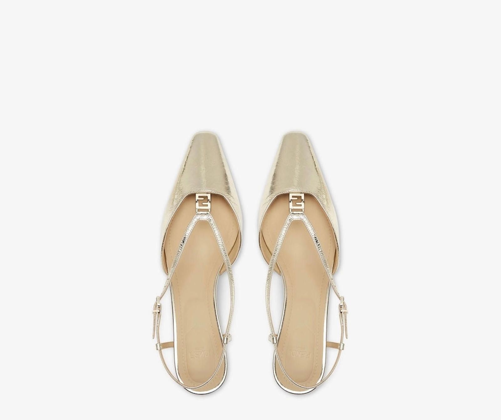 Fendi Fendi FFold Slingback Pumps Size US 7.5 / IT 37.5 - 3 Thumbnail