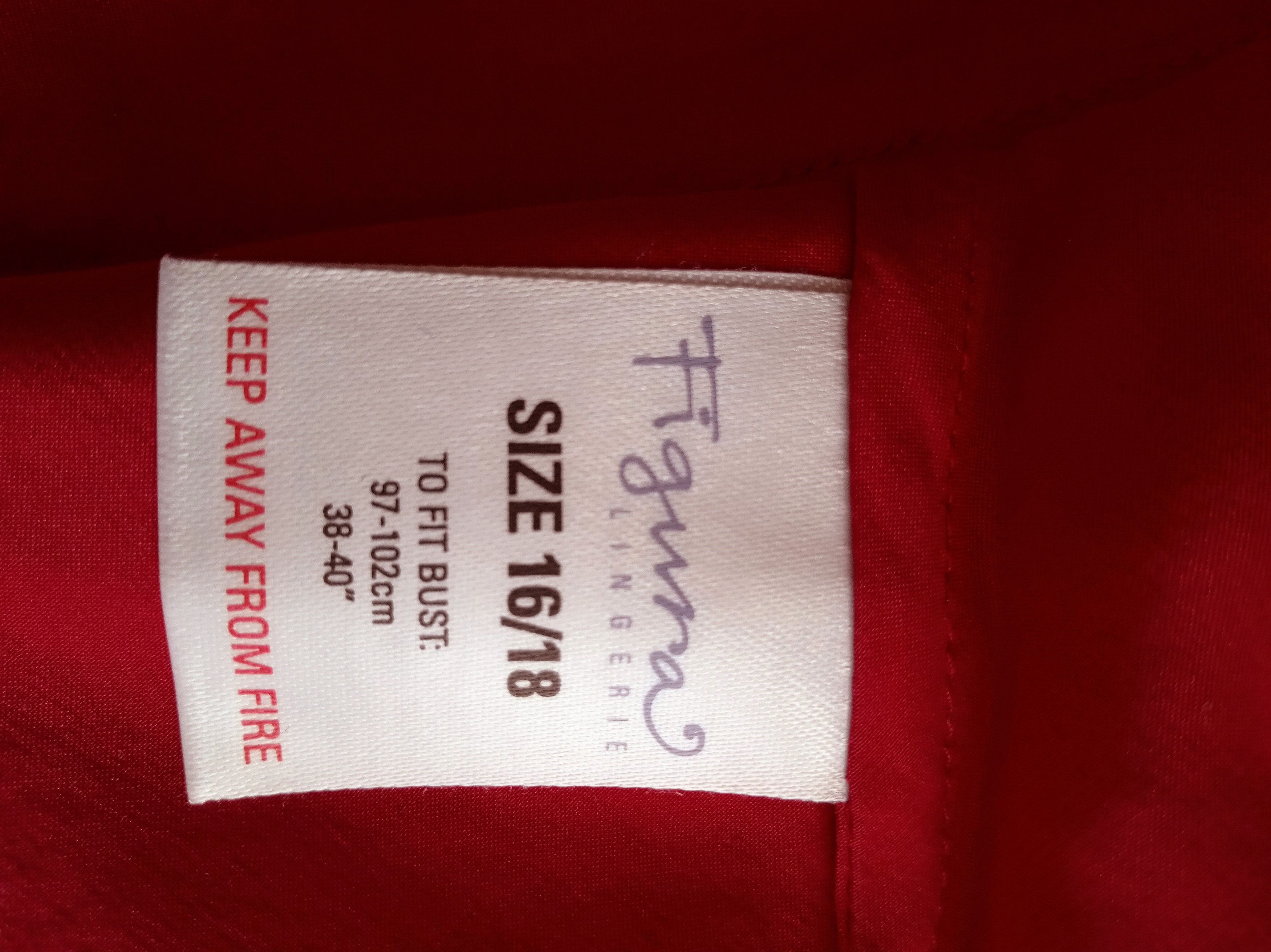 Vintage Red Silk Camisole with black lace Size ONE SIZE - 7 Thumbnail