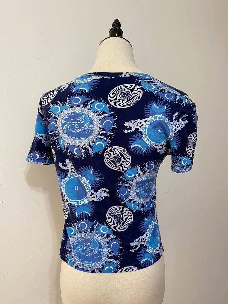 Vivienne Westwood Vivienne Westwood Blue sunflower Milky Way galaxy planet s Size M / US 6-8 / IT 42-44 - 2 Thumbnail
