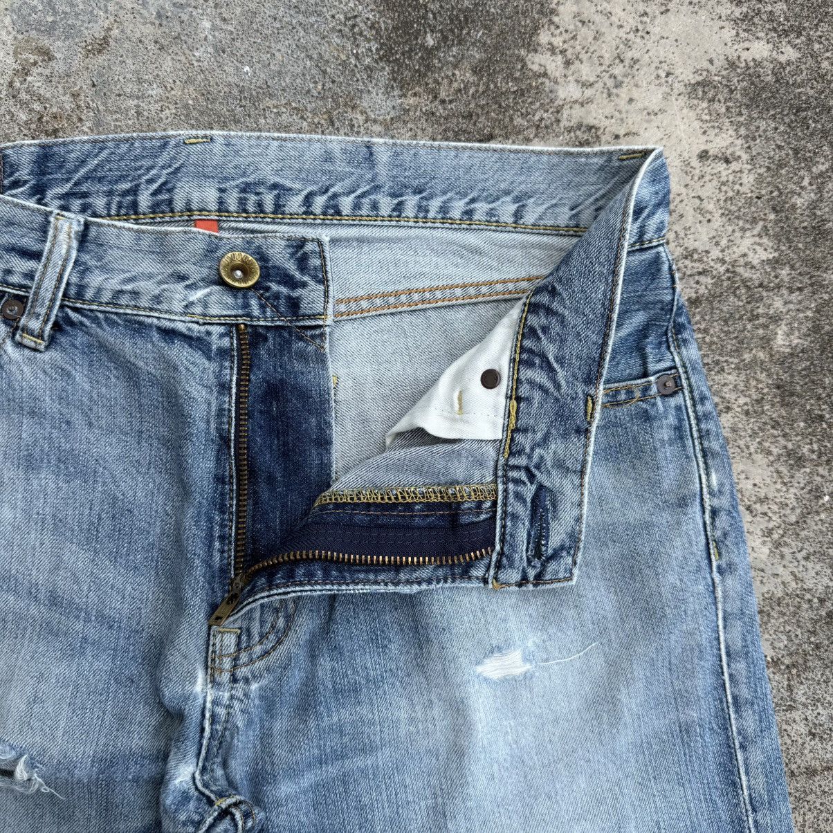 Japanese Brand VINTAGE JAPANESE FADED RIPPED DENIM JEAN PANTS Size US 34 / EU 50 - 7 Thumbnail