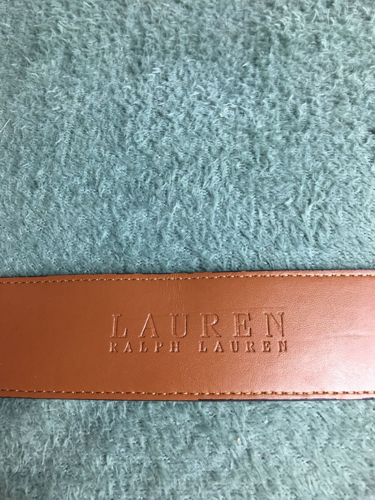 Lauren Ralph Lauren × Ralph Lauren RALPH LAUREN Belt Bridle Equestrian Crosshatch Logo RLL Size ONE SIZE - 11 Thumbnail