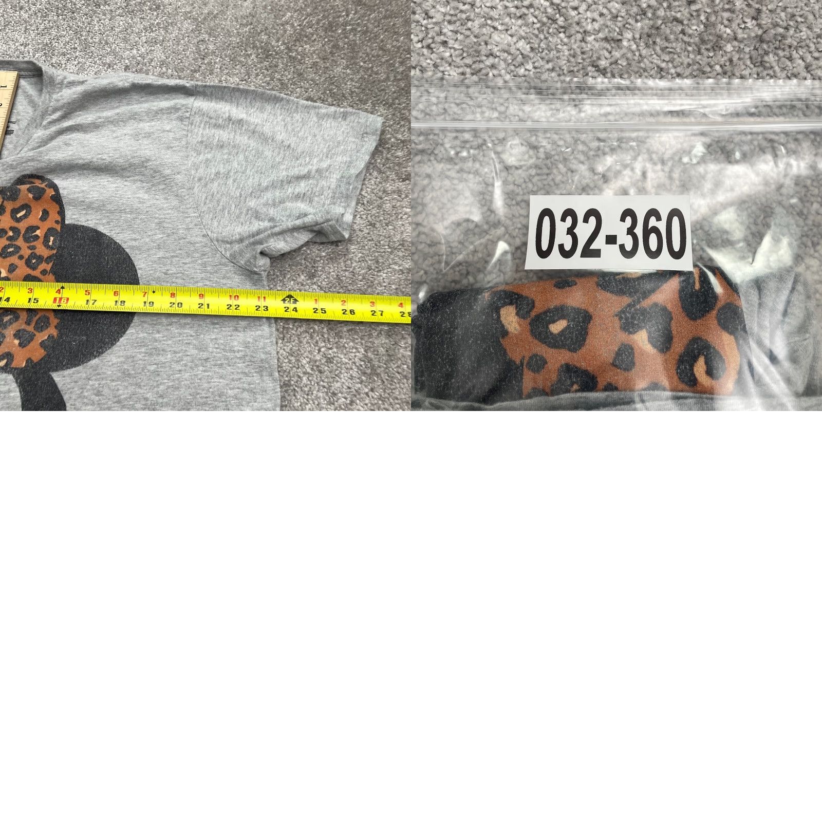 Disney Disney Minnie Mouse Graphic T-Shirt Unisex XL Gray Crew Neck Short Sleeve Tee Size XL / US 12-14 / IT 48-50 - 8 Thumbnail