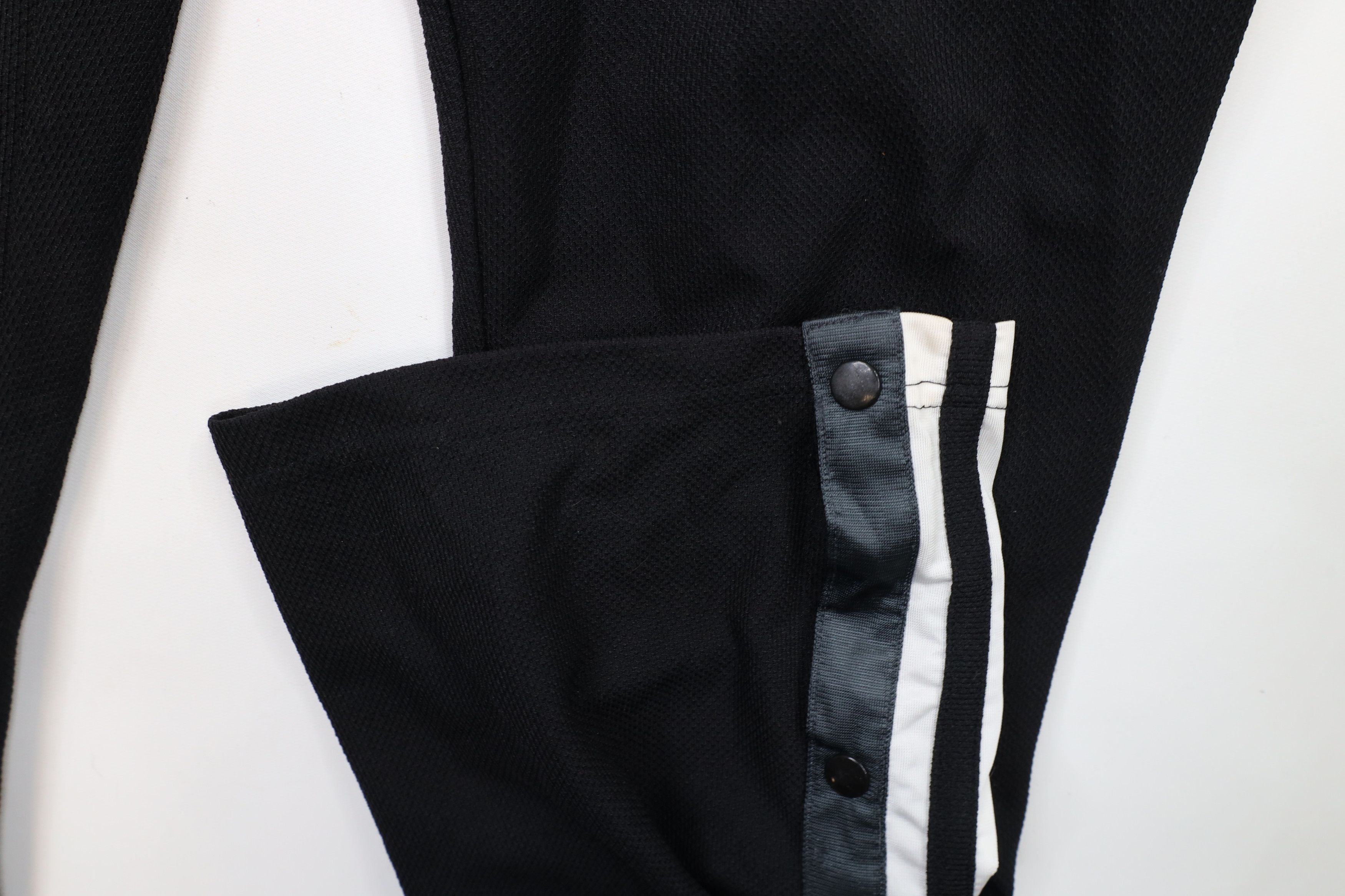 Vintage Vintage 90s Streetwear Striped Wide Leg Tearaway Pants Black Size US 38 / EU 54 - 10 Thumbnail