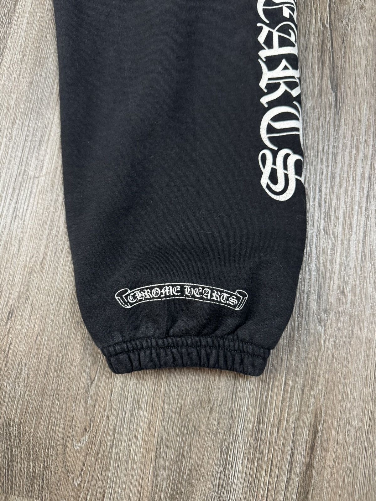 Chrome Hearts Chrome Hearts “Fuck You” Scroll Logo Sweatpants Black Size M Size US 32 / EU 48 - 8 Thumbnail