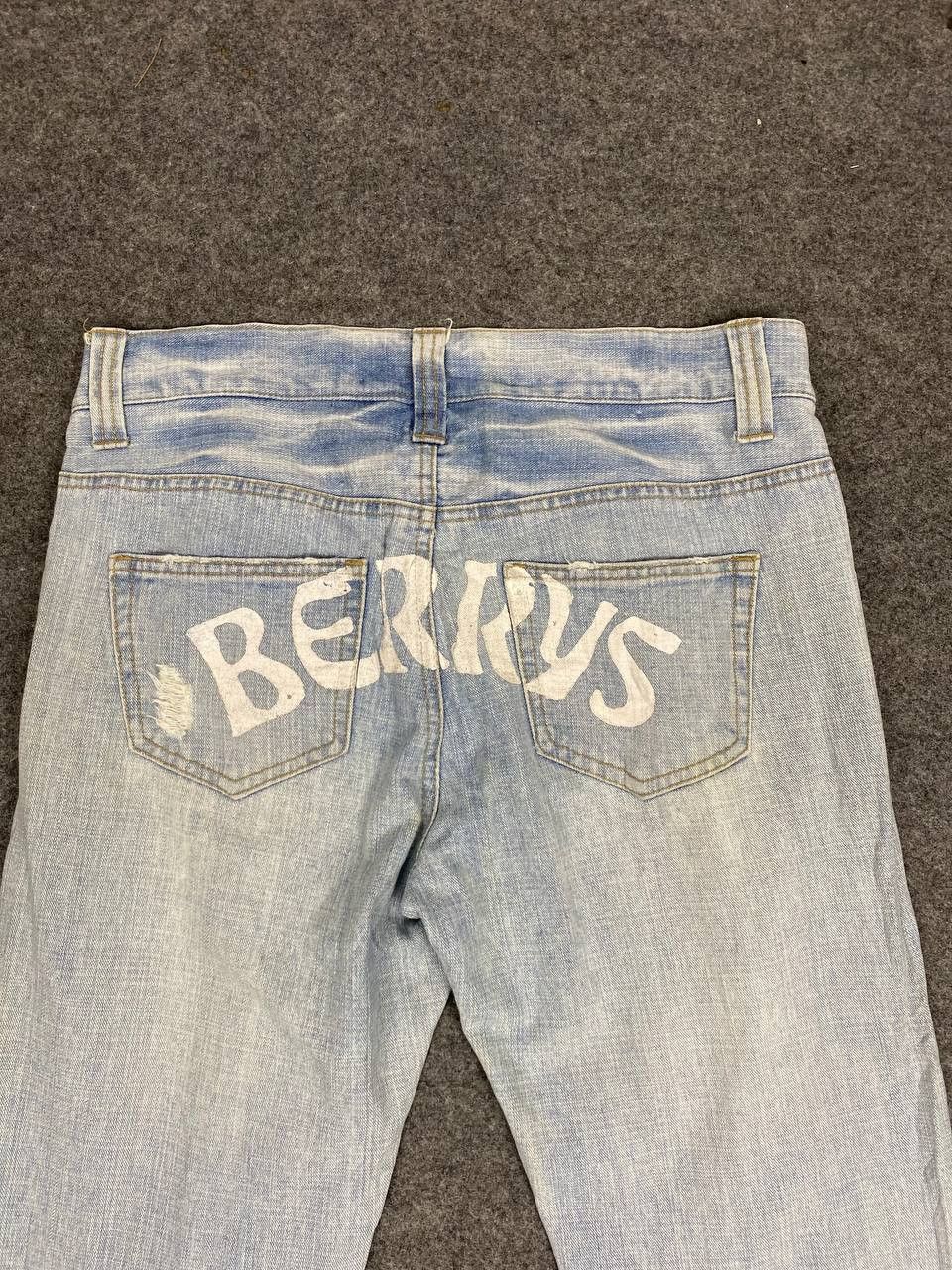 Japanese Brand vintage colza japanese brands bootcut flare distressed denim Size 33" - 3 Thumbnail