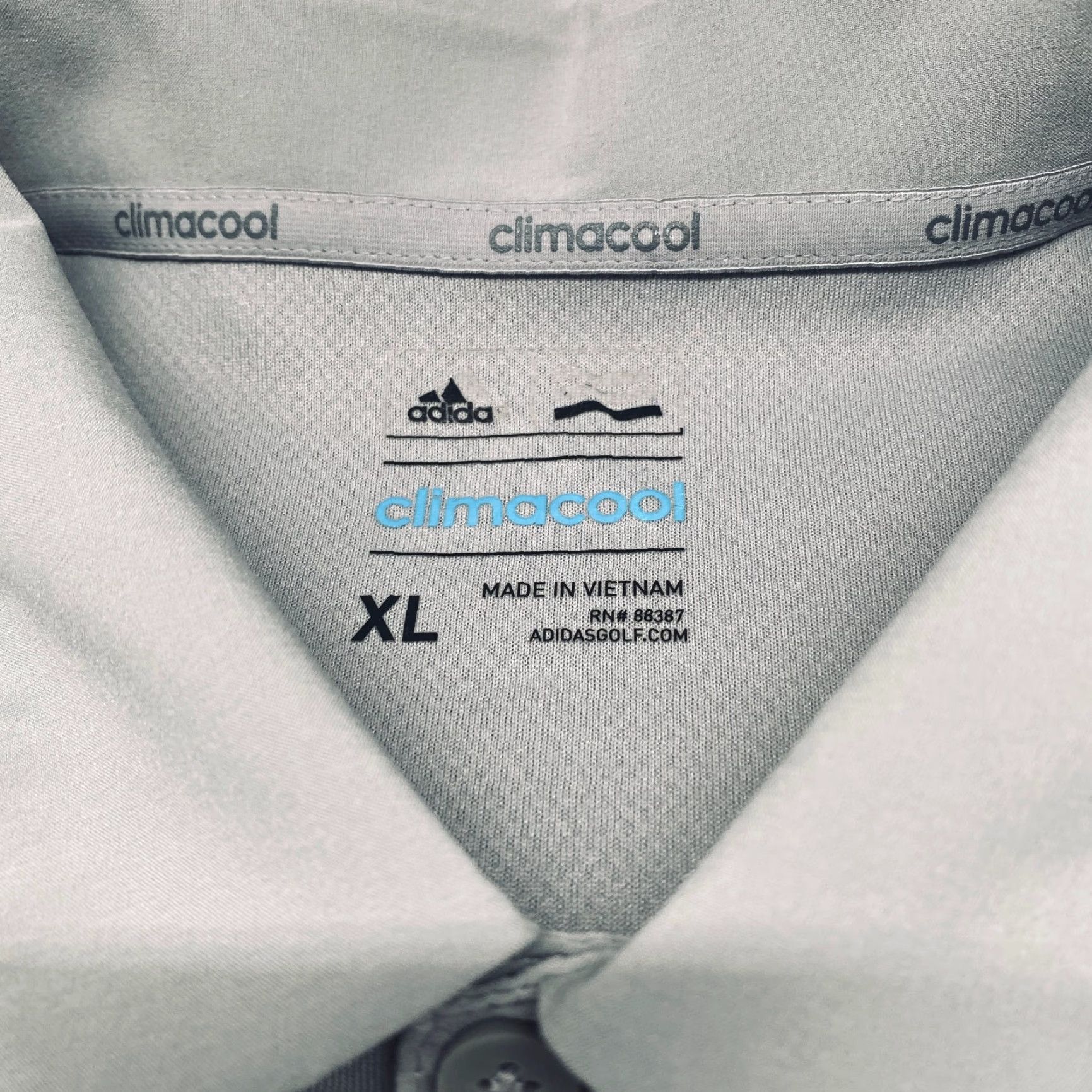 Adidas Adidas Climacool Polo Shirt Mens XL Gray Blue Striped Short Sleeve Shirt Polo - Adidas Climacool - Mens XL - Multicolor Stripe Shirt Size US XL / EU 56 / 4 - 2 Thumbnail