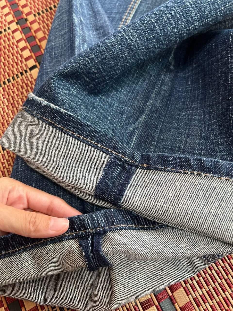 Vintage Serfortaine Relaxed Wide Leg California Twisted Seams Jeans Size US 34 / EU 50 - 9 Thumbnail