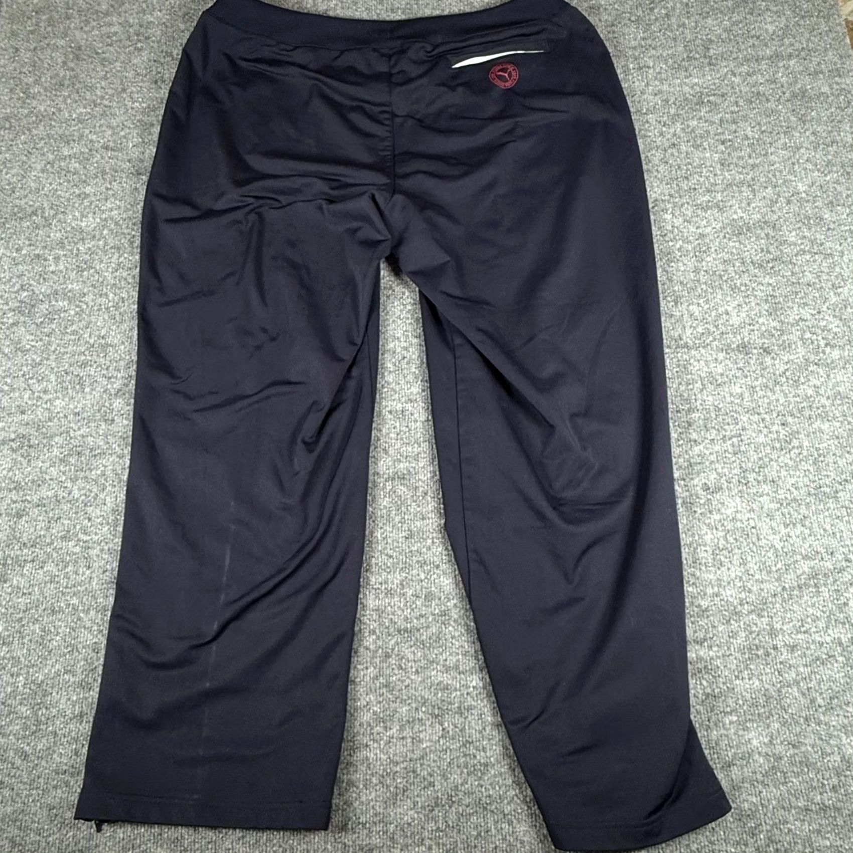 Puma Puma XL Track Pants Navy Blue Ankle Zip Athletic Joggers Training Lounge Active Men Size US 36 / EU 52 - 3 Thumbnail