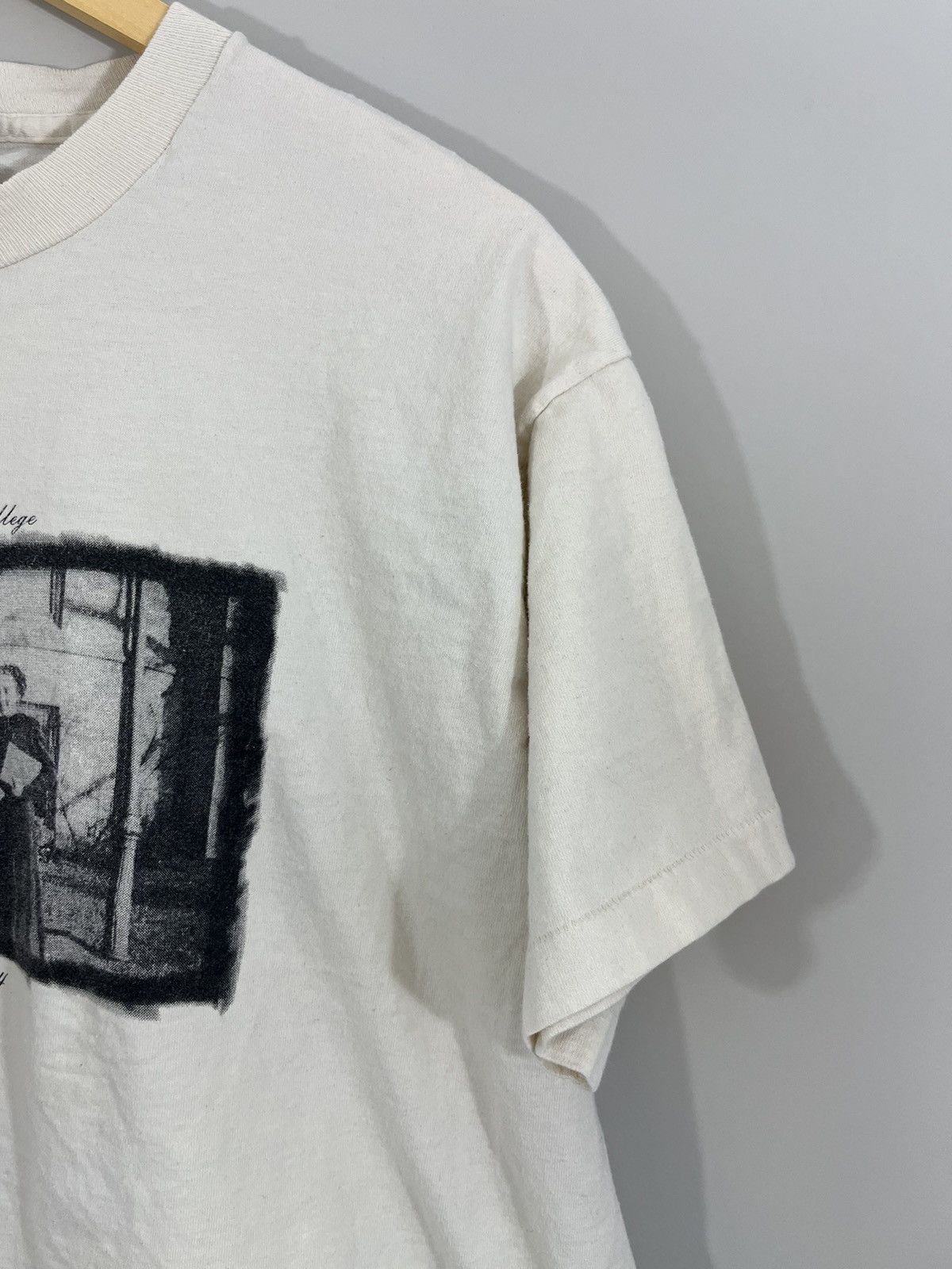 Vintage Vintage College Black White Photo Graphic University Tee Size US XL / EU 56 / 4 - 3 Thumbnail