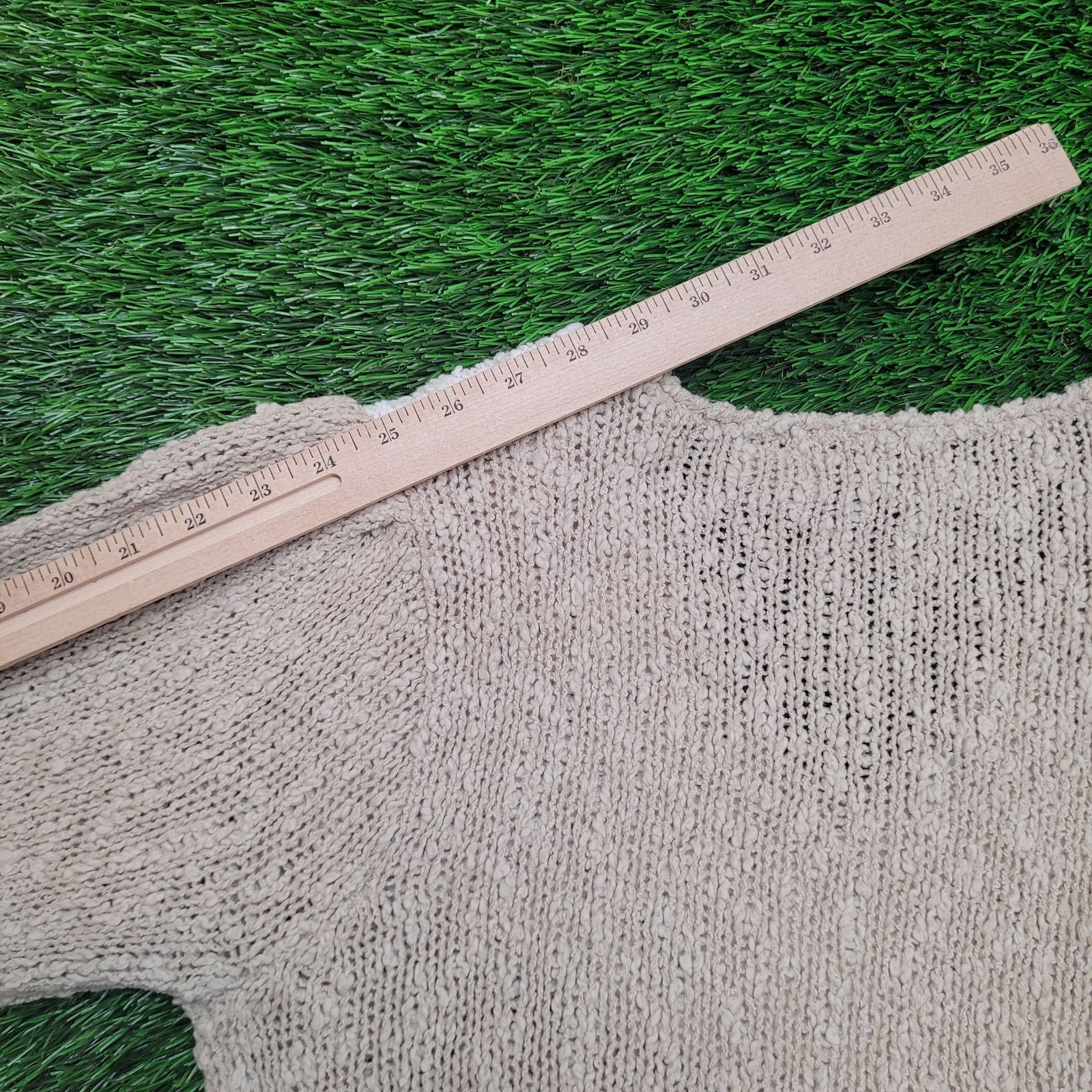 Vintage VTG 80s Cristina Embellished Grandma Sweater S Puff Sleeve Size S / US 4 / IT 40 - 6 Thumbnail