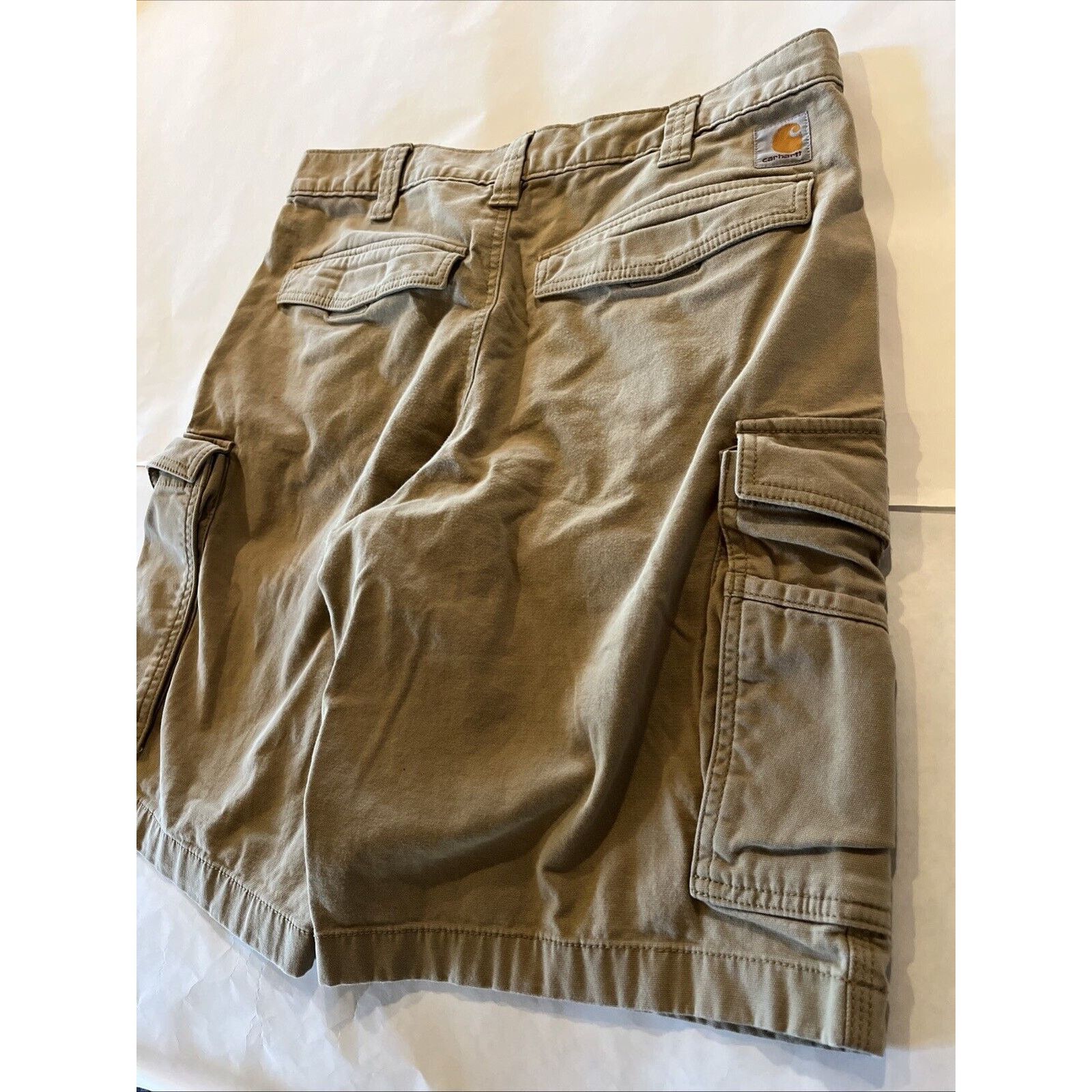 Carhartt Carhartt Canvas Cargo Shorts Men’s 33 Brown Relaxed Workwear Size US 33 - 11 Thumbnail