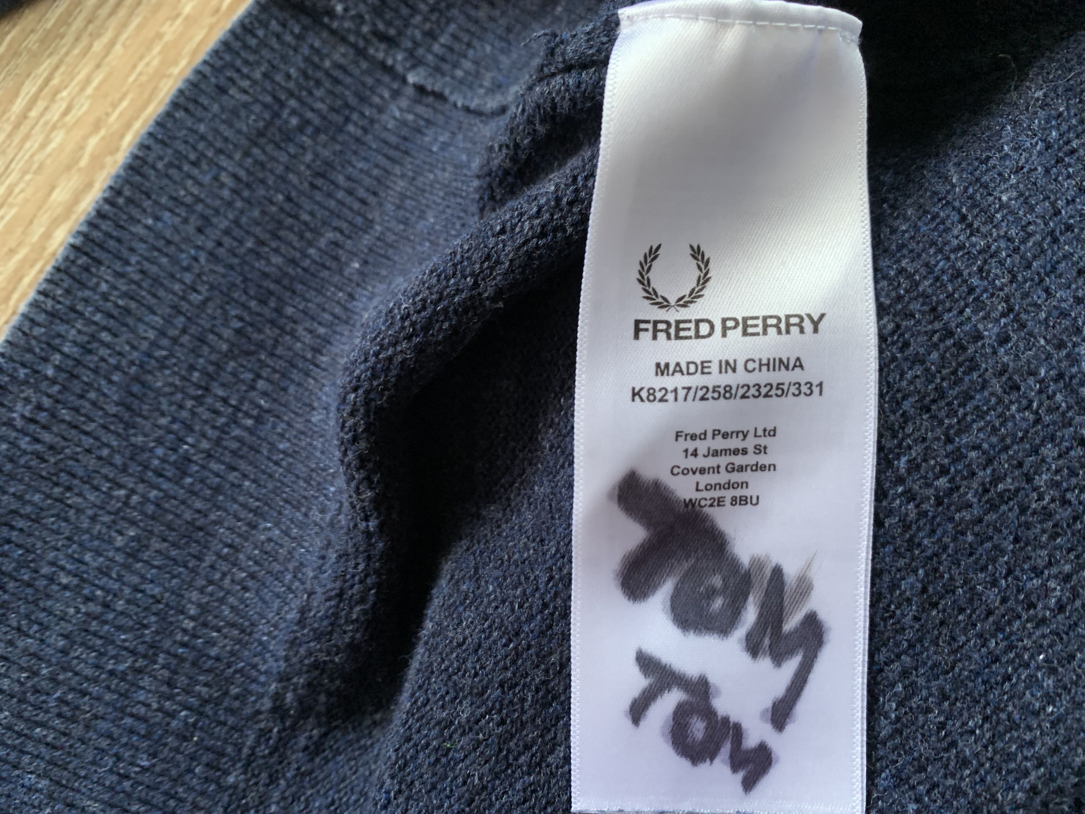Fred Perry × Vintage Fred Perry Classic Cotton Crewneck Sweater Size US L / EU 52-54 / 3 - 6 Thumbnail