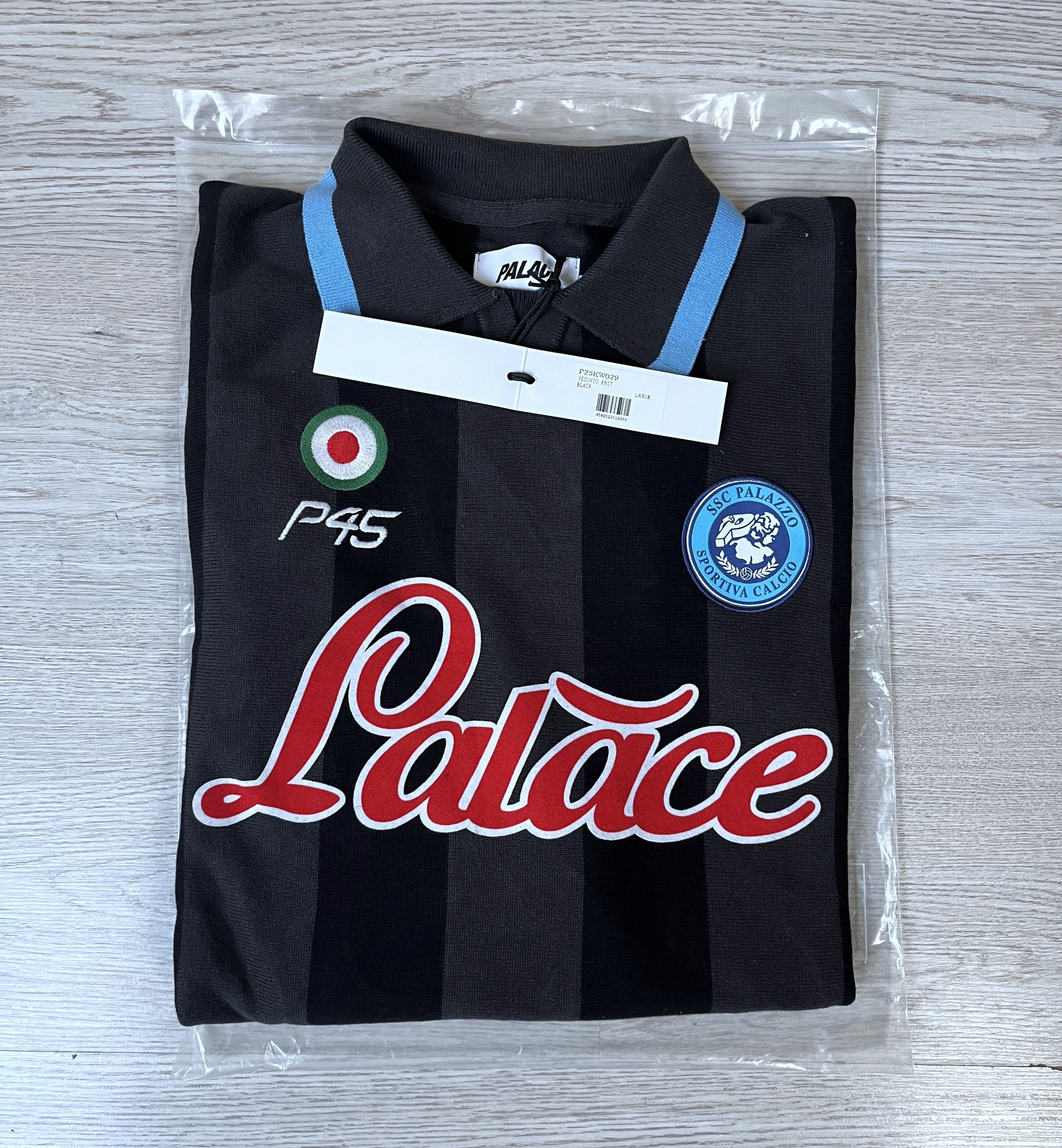 Palace Palace Vesuvio Knit Jersey Kit Black in L Size US L / EU 52-54 / 3 - 6 Thumbnail