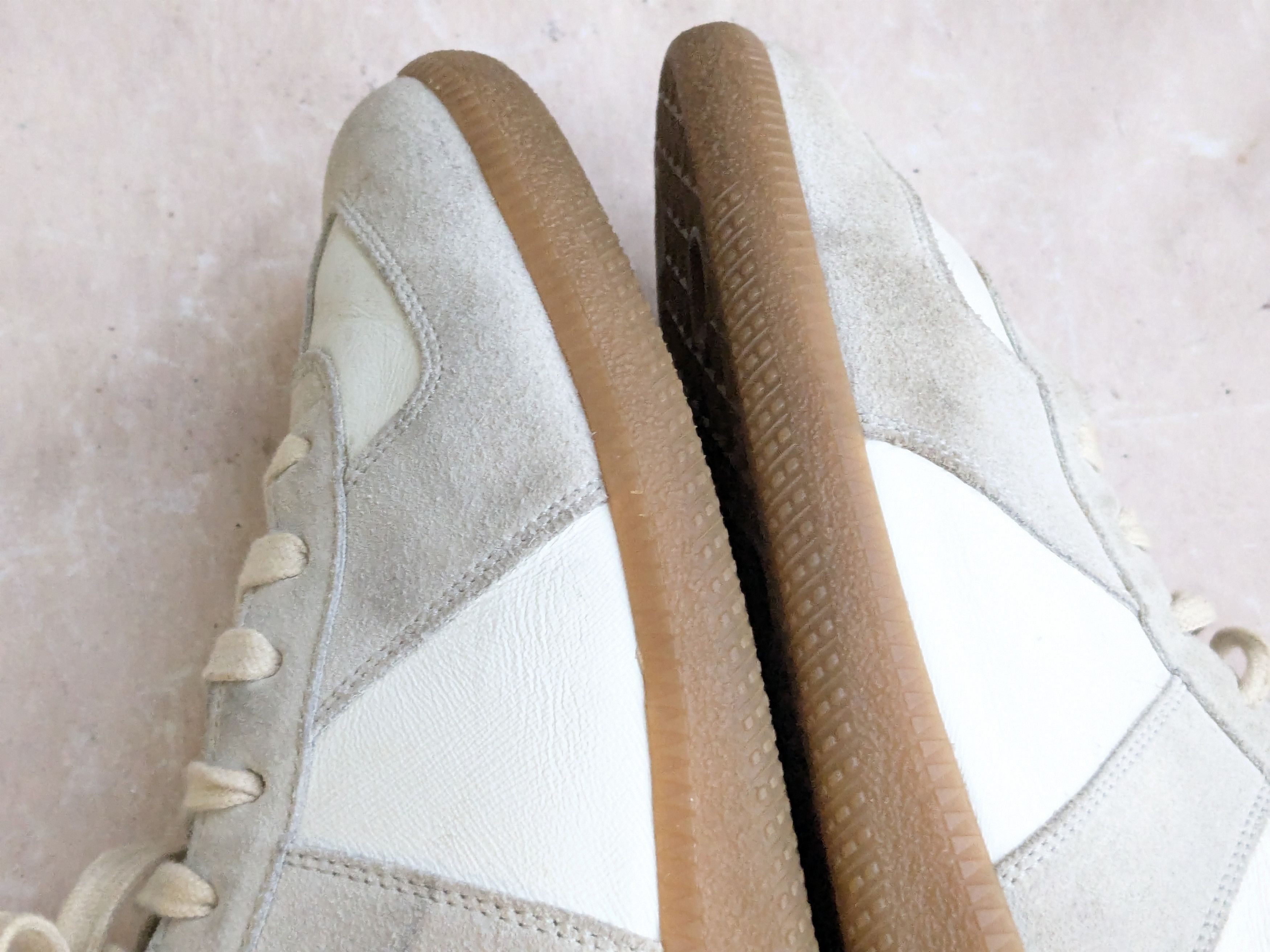 Maison Margiela Maison Margiela Replica GAT White Gray 11 44 High Tops Size US 11 / EU 44 - 10 Thumbnail