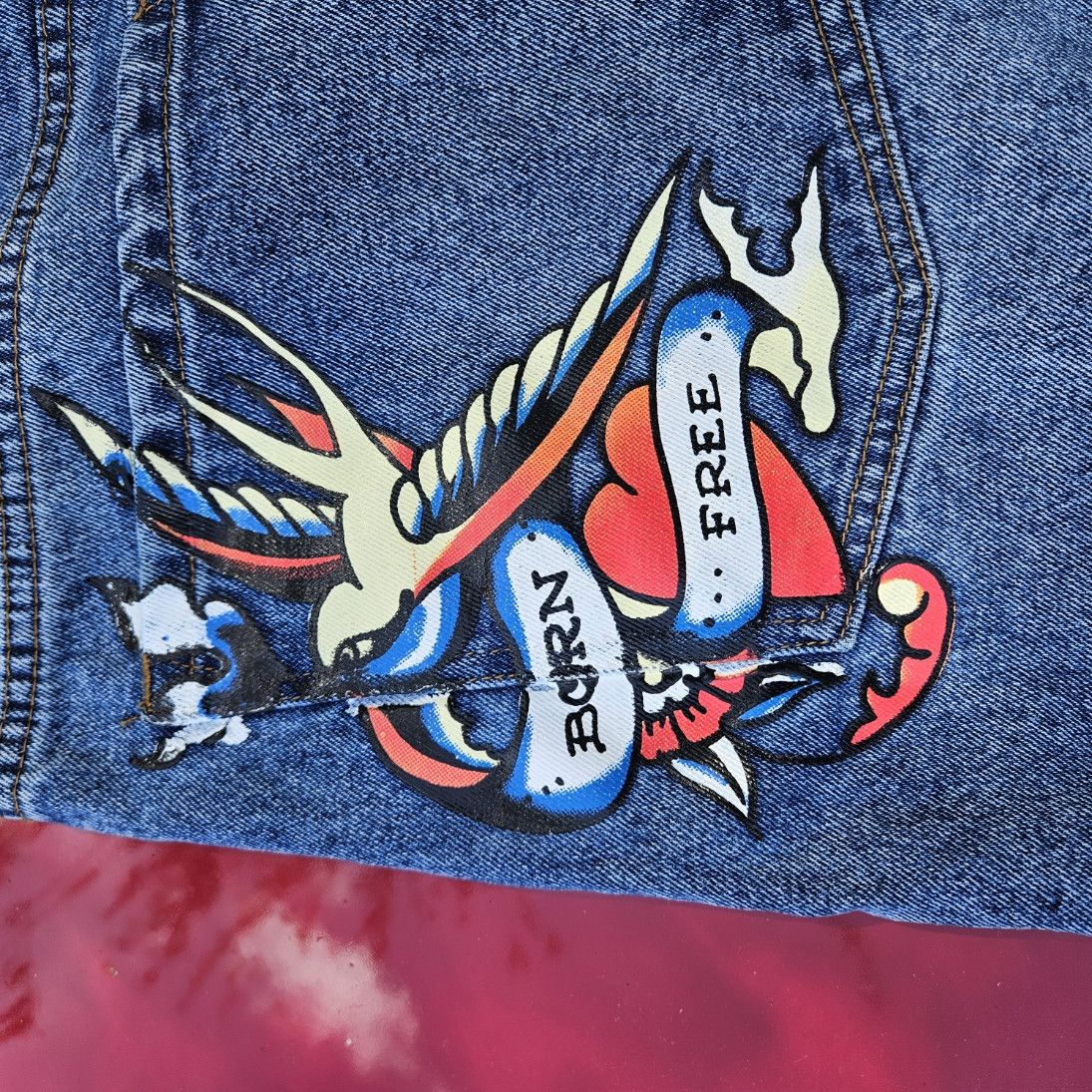Christian Audigier × Ed Hardy Vintage Ed Hardy Jeans S32 Size US 32 / EU 48 - 7 Thumbnail