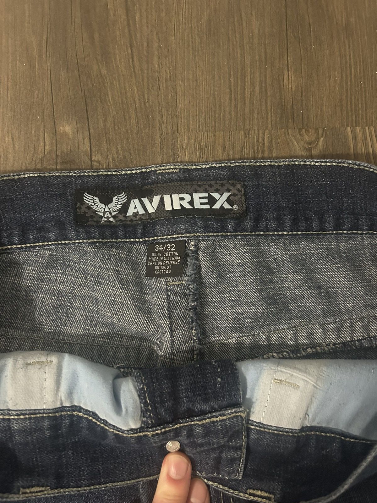 Avirex Baggy 34 x 32 Avirex Jeans Size US 34 / EU 50 - 5 Thumbnail