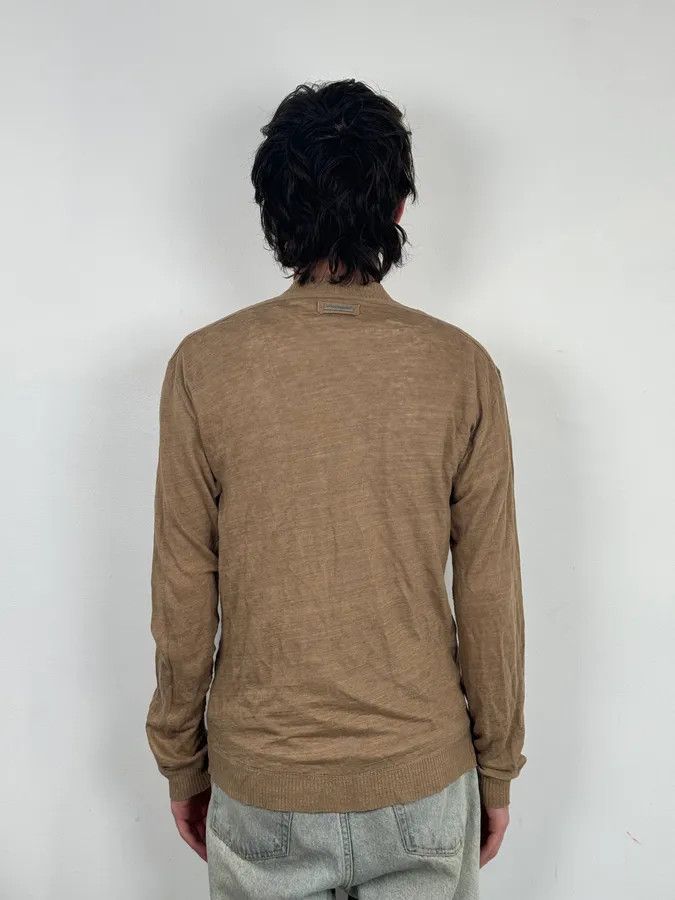 Dolce & Gabbana 2010s Dolce & Gabbana Beige Minimalist Cardigan Sweater Size US M / EU 48-50 / 2 - 3 Thumbnail