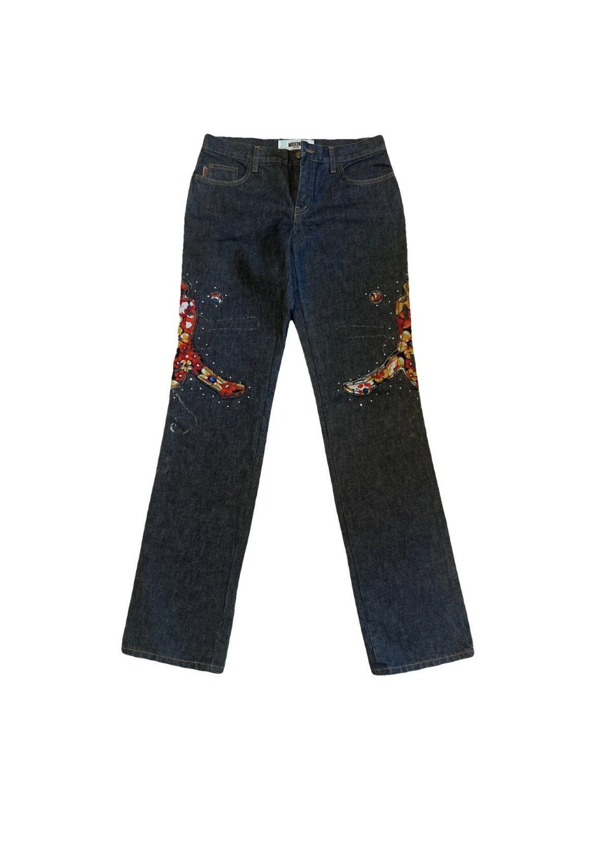 Moschino Moschino Baseball Denim Size US 29 - 1 Thumbnail