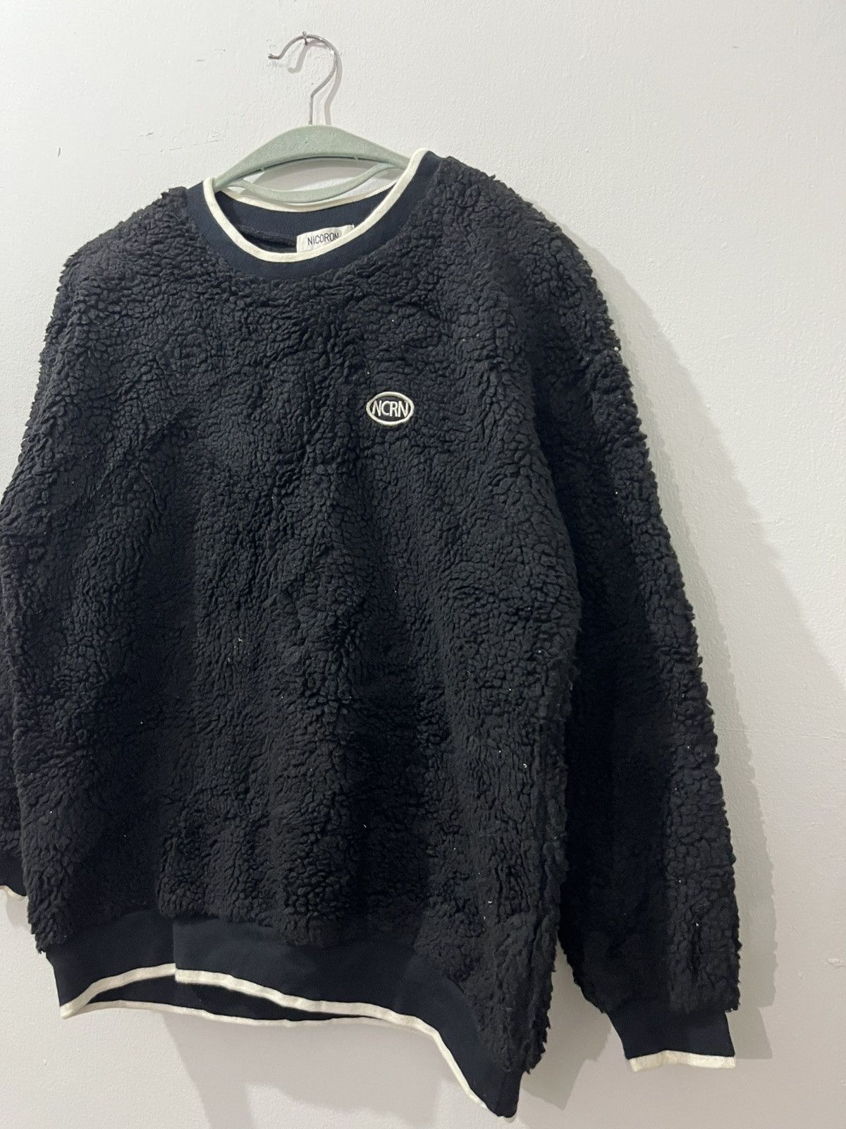If Six Was Nine 💥NICORON NCRN OVAL LOGO Deep Pile Fleece Pullover Size US L / EU 52-54 / 3 - 3 Thumbnail