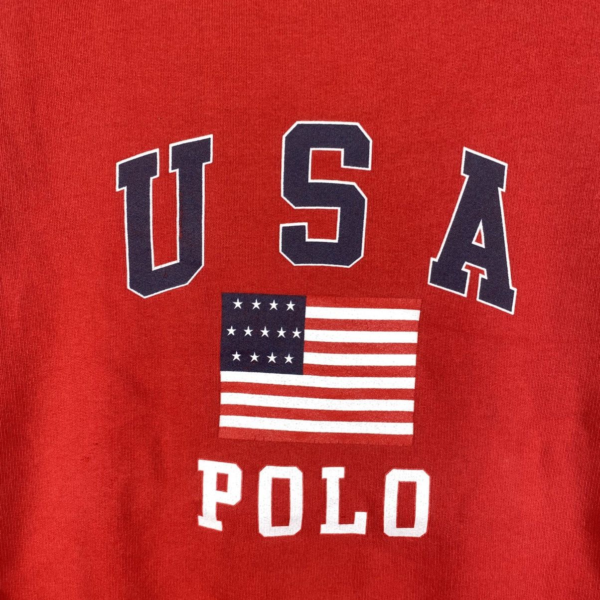 Polo Ralph Lauren Vintage 90's POLO By RALPH LAUREN Polo Usa Sweatshirt Size US XL / EU 56 / 4 - 2 Thumbnail