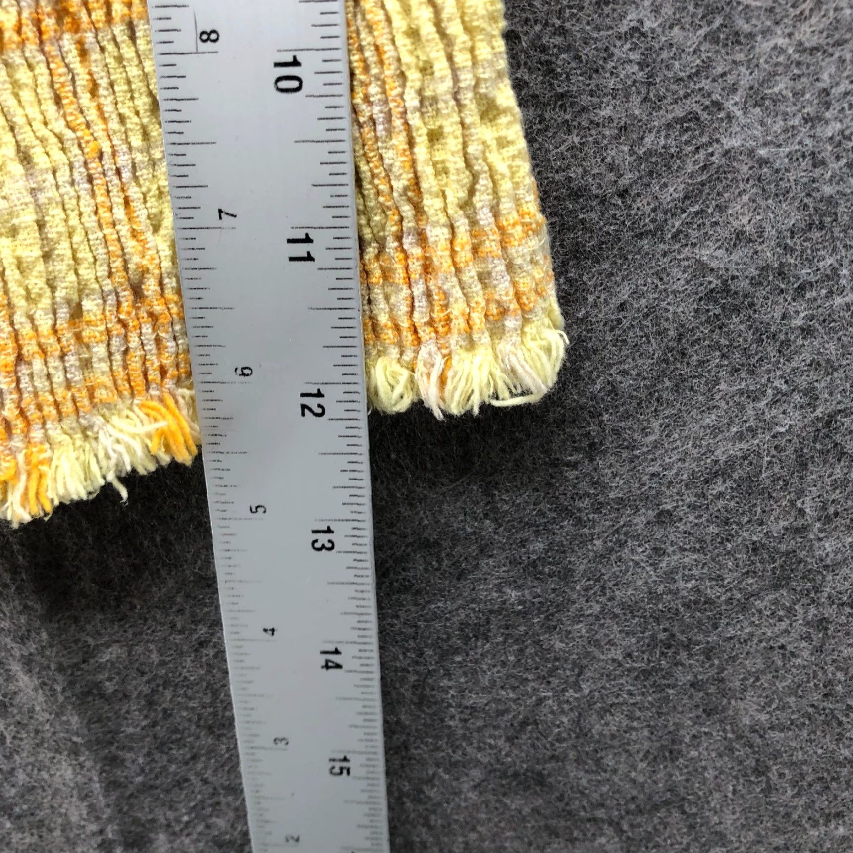 Zara Zara Cropped Cami Top Womens M Yellow Plaid Fringe Hem Smocked Spaghetti Strap Tank Cropped Bralette Slim Fit Vintage No? Size M / US 6-8 / IT 42-44 - 8 Thumbnail