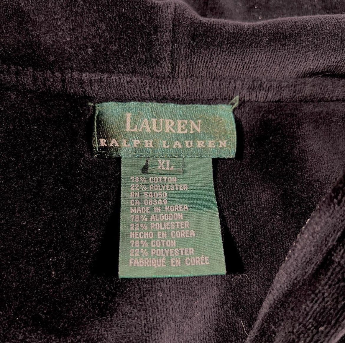 Ralph Lauren Ralph Lauren Velvet Hoodie Size US XL / EU 56 / 4 - 3 Thumbnail