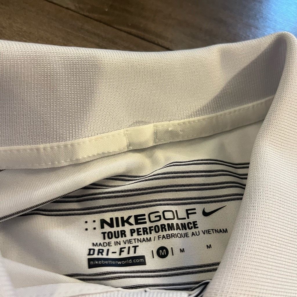 Nike Nike Golf Black Stripe Athletic Casual Polo Men Medium Bin N Size US M / EU 48-50 / 2 - 5 Thumbnail