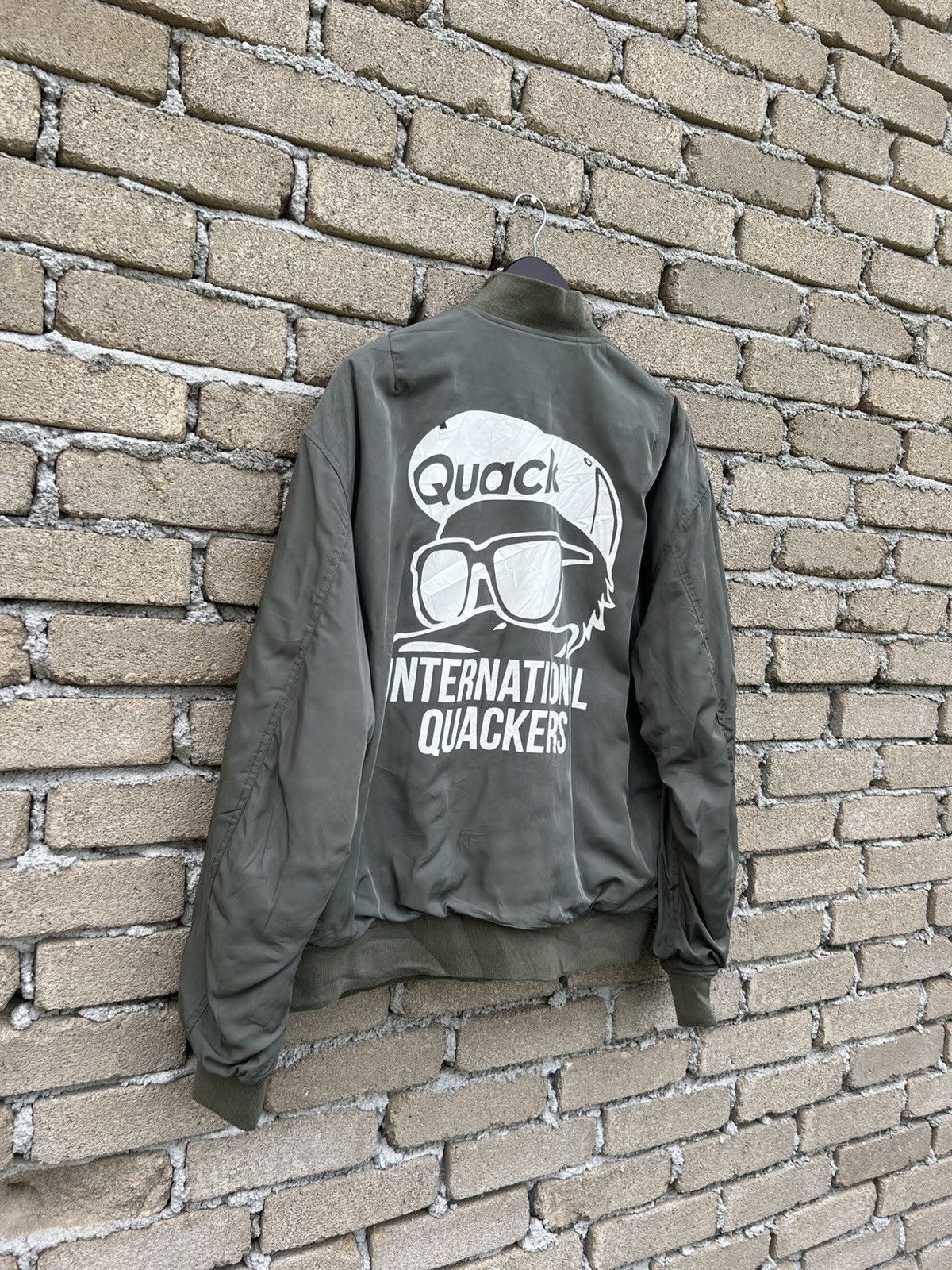Japanese Brand B One Soul Duck Dude Bomber Jacket Size US XL / EU 56 / 4 - 9 Thumbnail