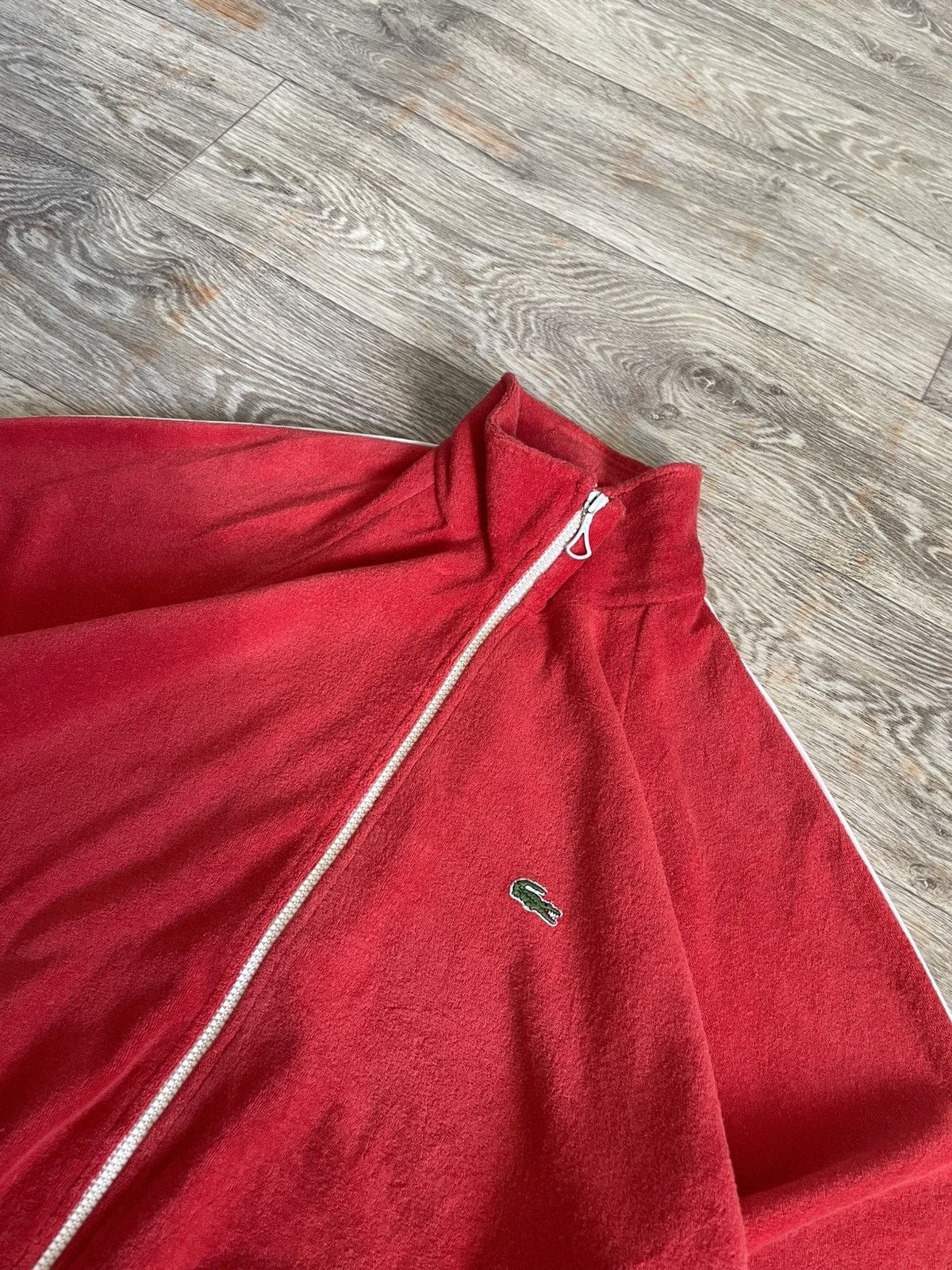 Lacoste Lacoste Vintage Rare Zip Up Red Size US M / EU 48-50 / 2 - 4 Thumbnail