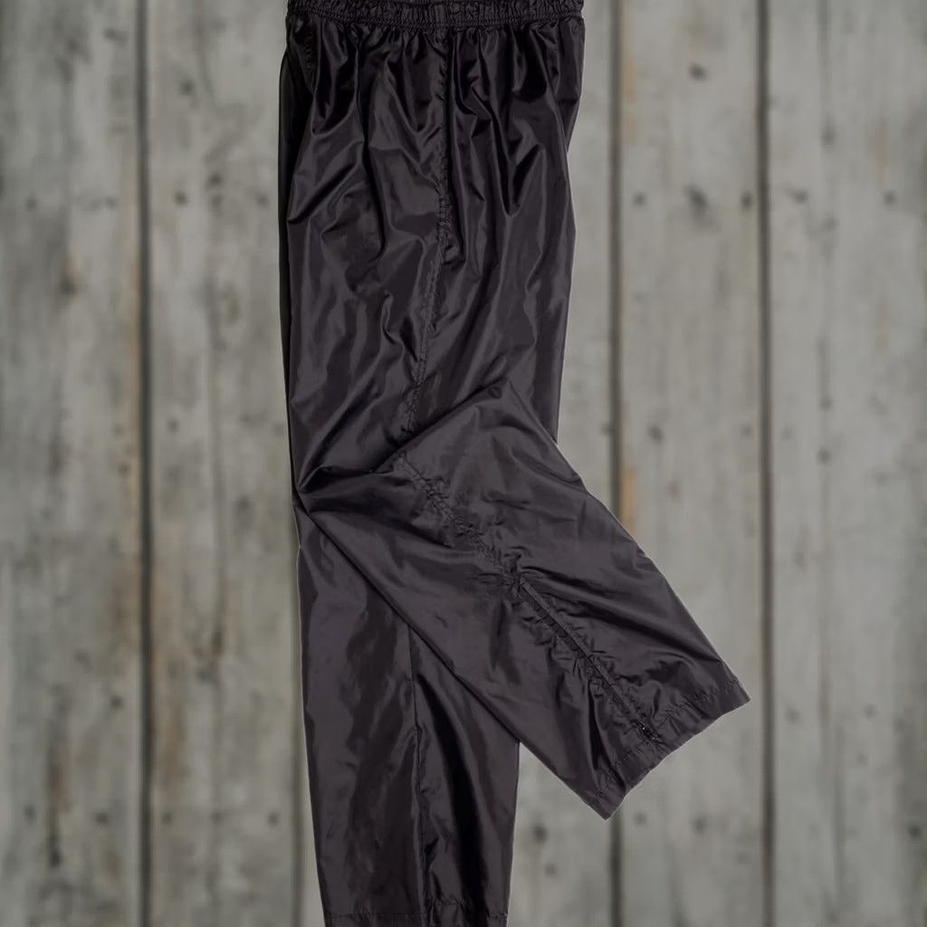 Athletic Works VINTAGE Athletic Works Track Pants Medium Black Polyester Mens Size US 31 - 1 Thumbnail