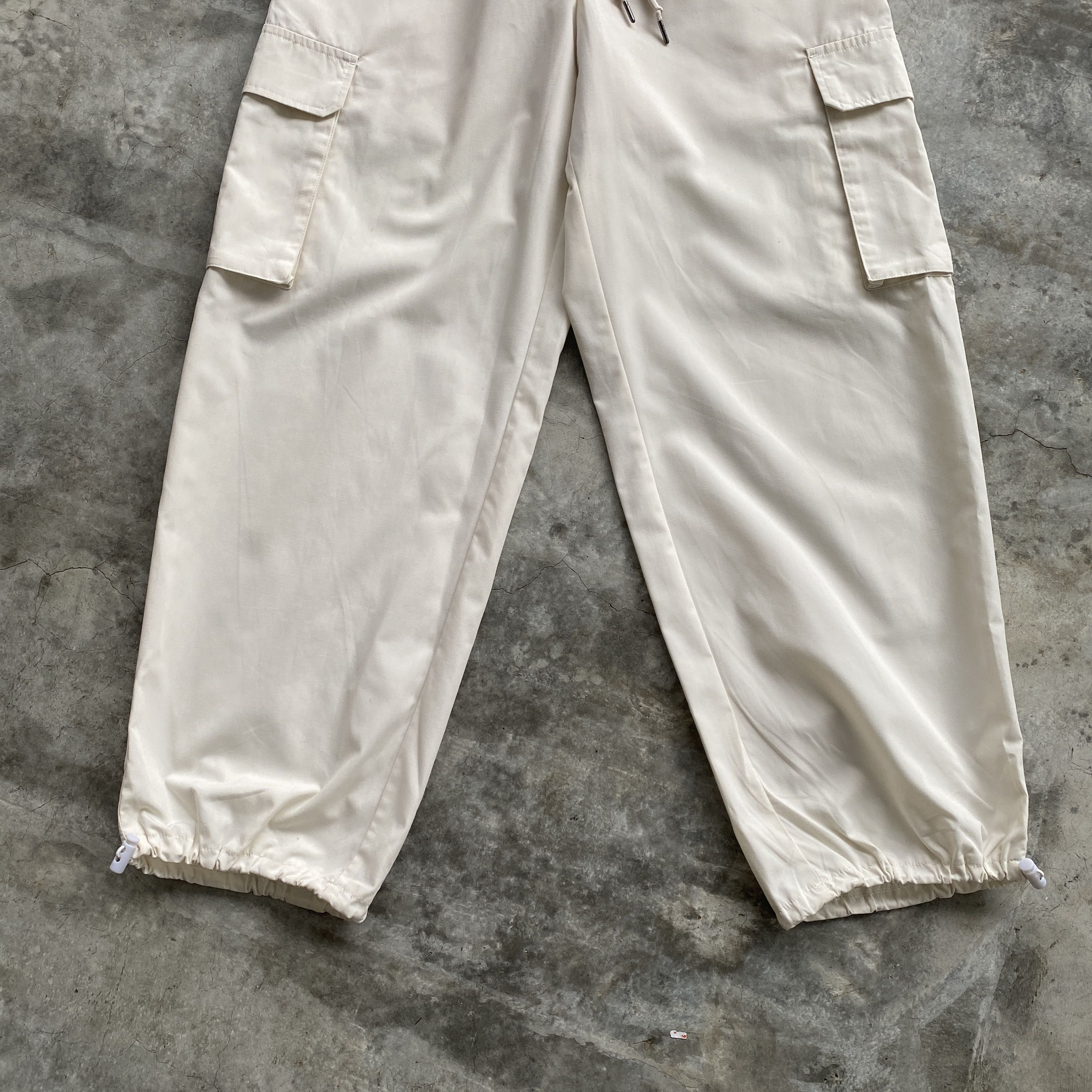 If Six Was Nine × Issey Miyake × Le Grande Bleu (L.G.B.) Japanese Brand Baggy Parachute Cargo Pants Size US 26 / EU 42 - 3 Thumbnail