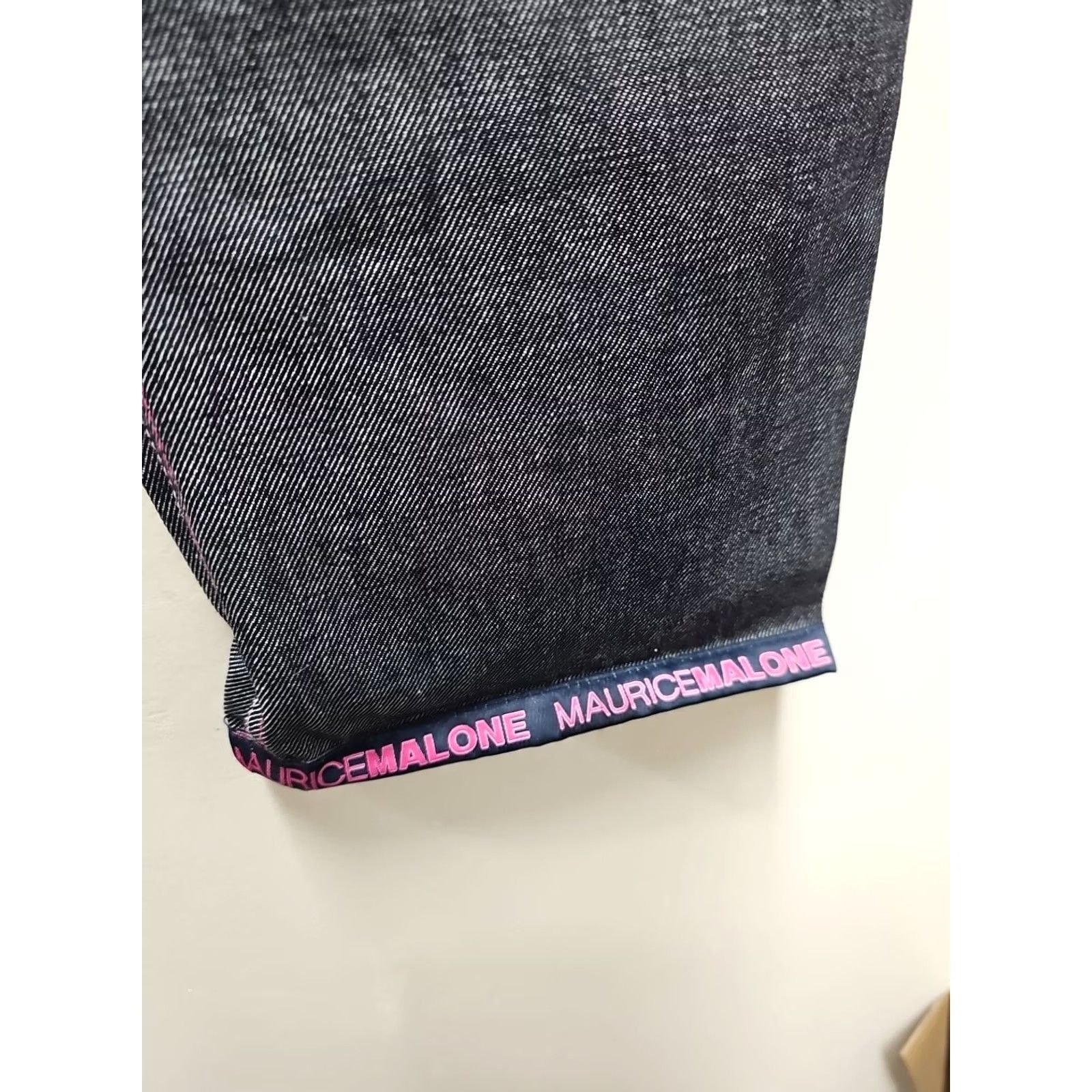 Vintage VINTAGE MoJeans Denim Hip Hop Womens Jeans 8 Black Pink Deadstock 30x33.5 Womens Size 30" / US 8 / IT 44 - 6 Thumbnail