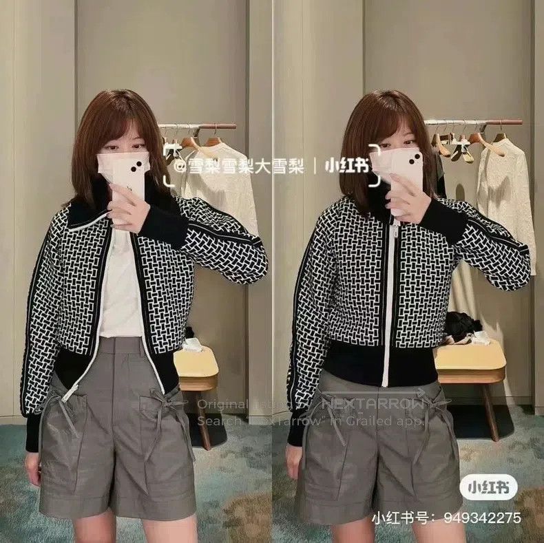 Hermes Hermes Black and White Jacket Size XXS / US 00 / IT 34 - 6 Thumbnail