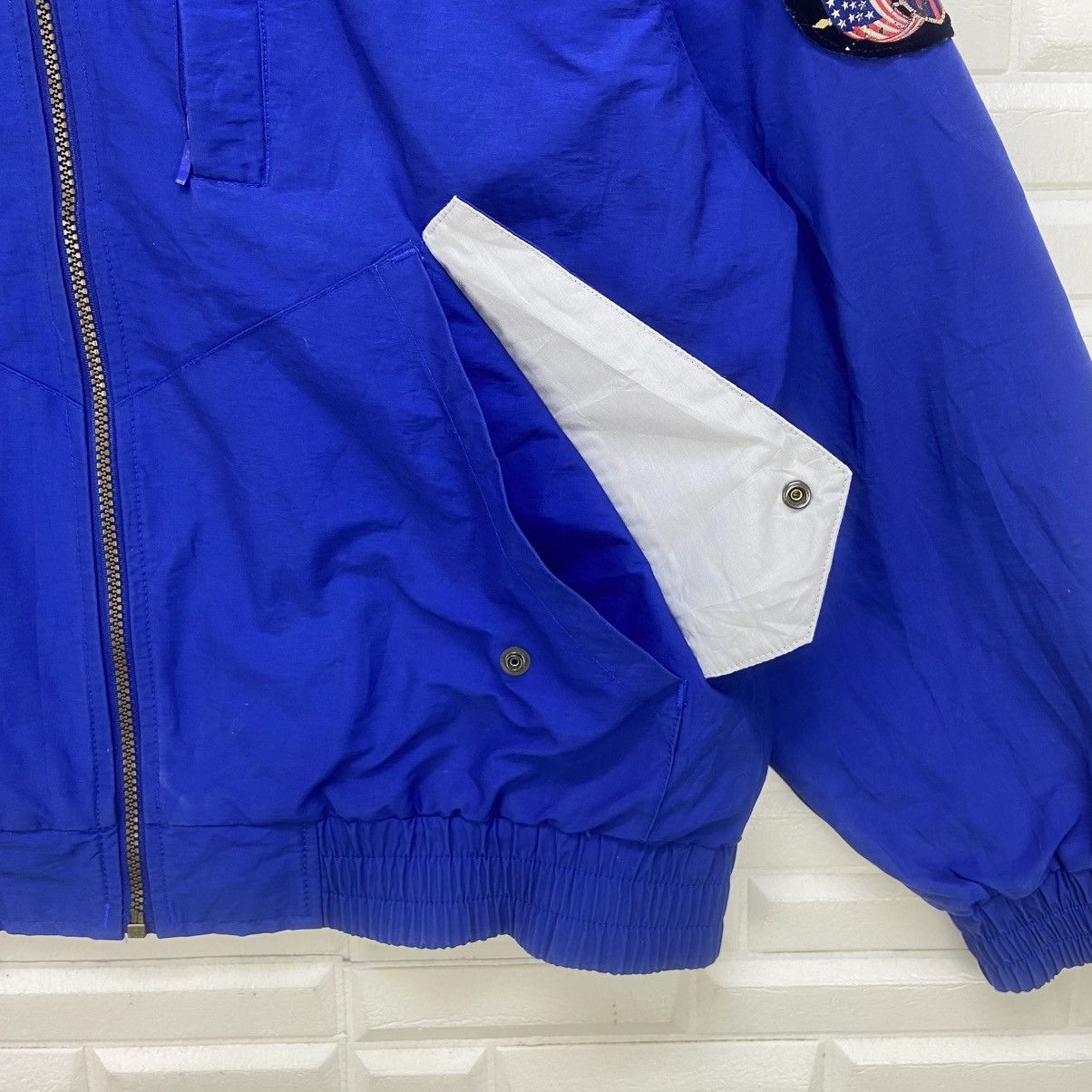 DAIWA Team Daiwa US Flag Gear For Sports Bomber Style Jacket Size US S / EU 44-46 / 1 - 6 Thumbnail